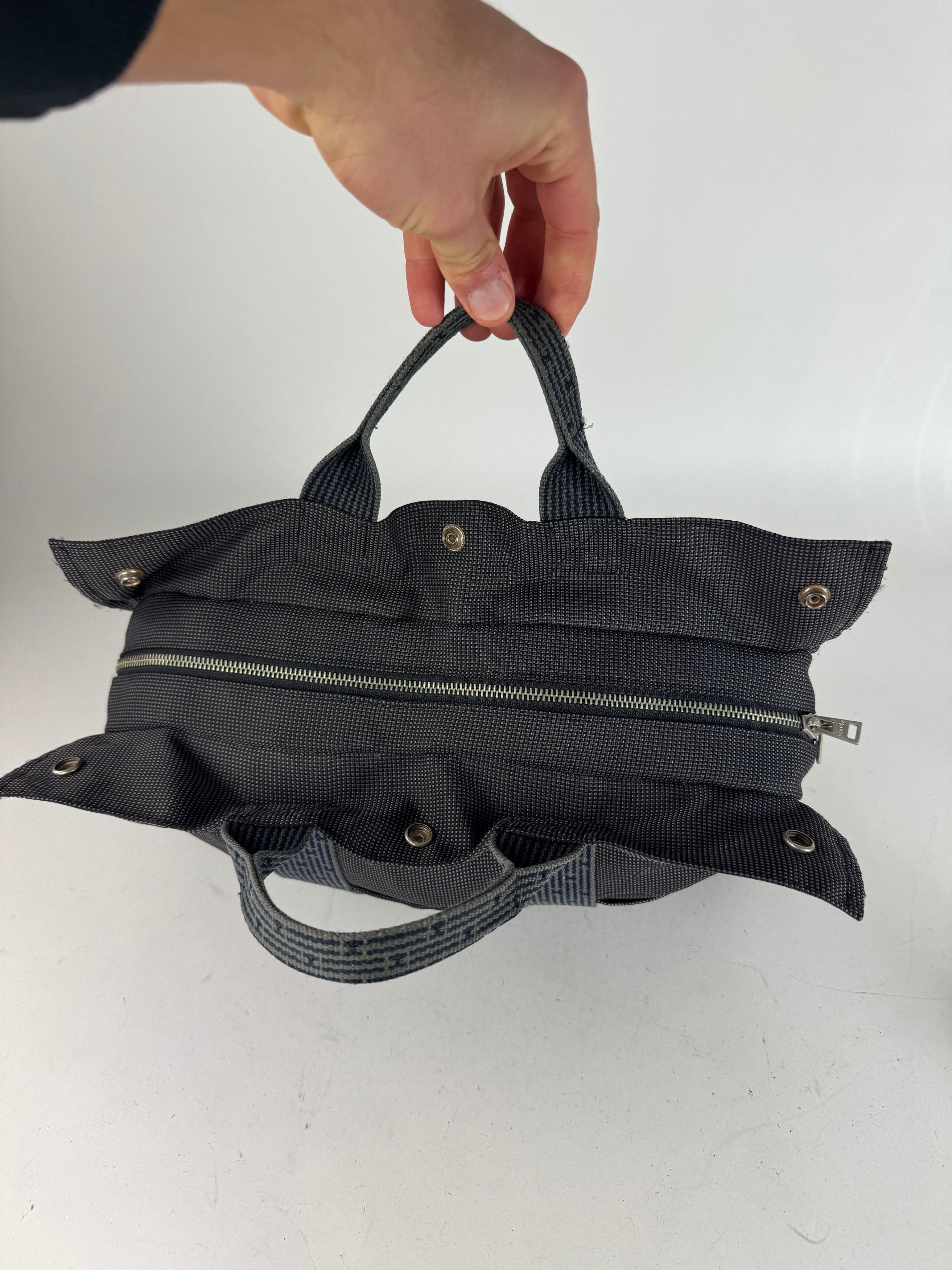 Other Vintage Hermes Tote Bag Anthracite Black Size ONE SIZE - 7 Thumbnail