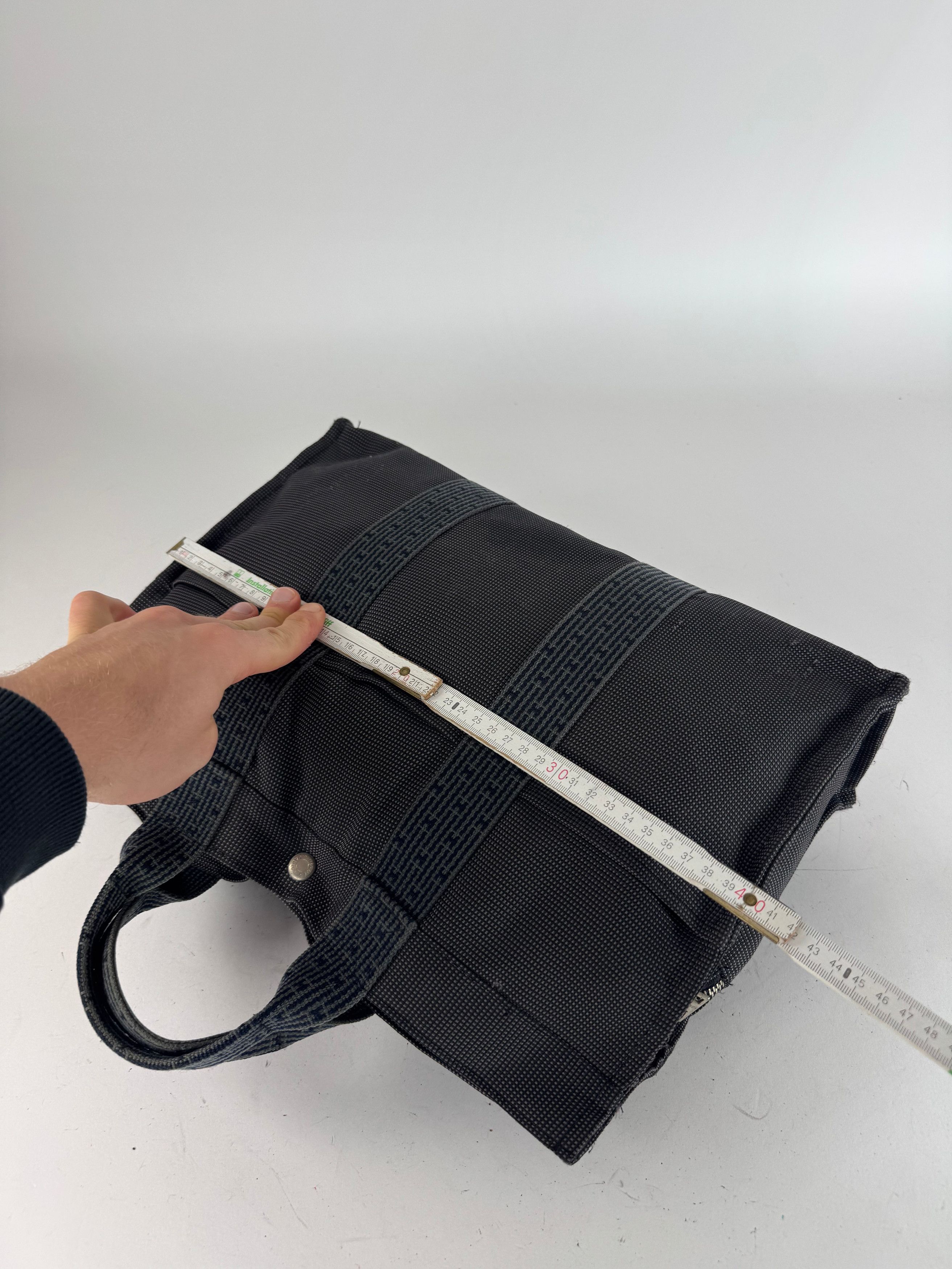 Other Vintage Hermes Tote Bag Anthracite Black Size ONE SIZE - 13 Thumbnail