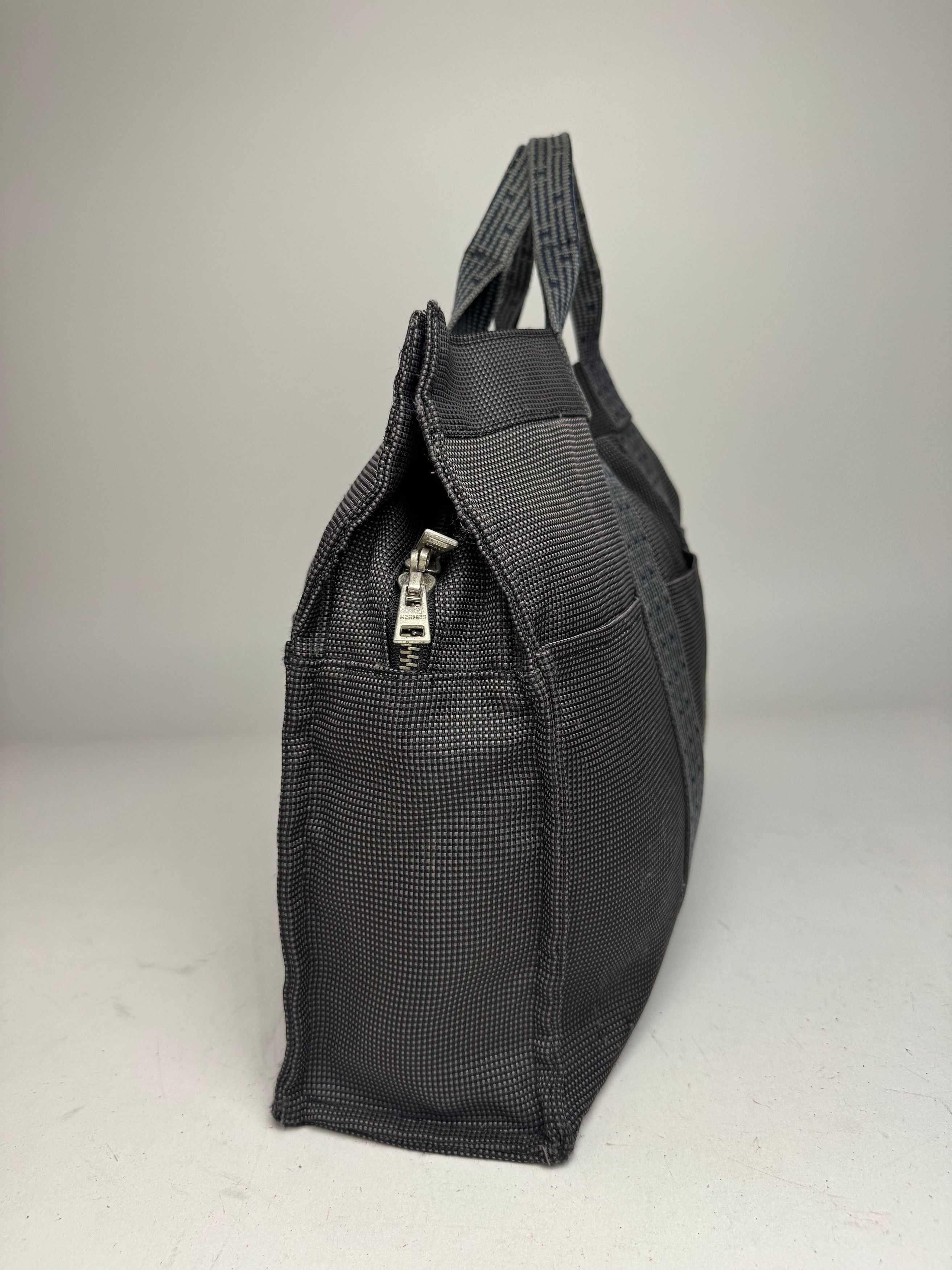 Other Vintage Hermes Tote Bag Anthracite Black Size ONE SIZE - 8 Thumbnail