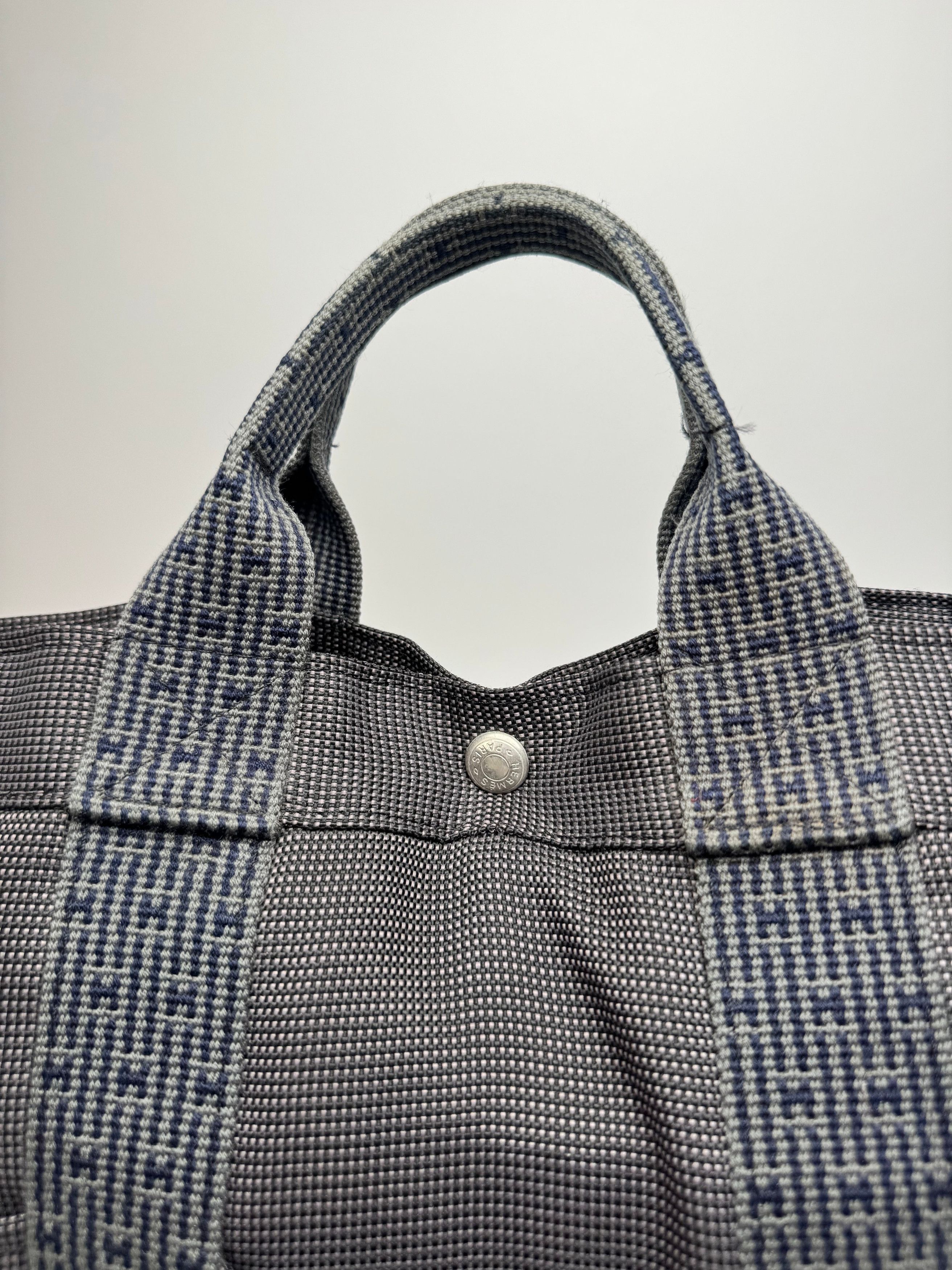 Other Vintage Hermes Tote Bag Anthracite Black Size ONE SIZE - 6 Thumbnail