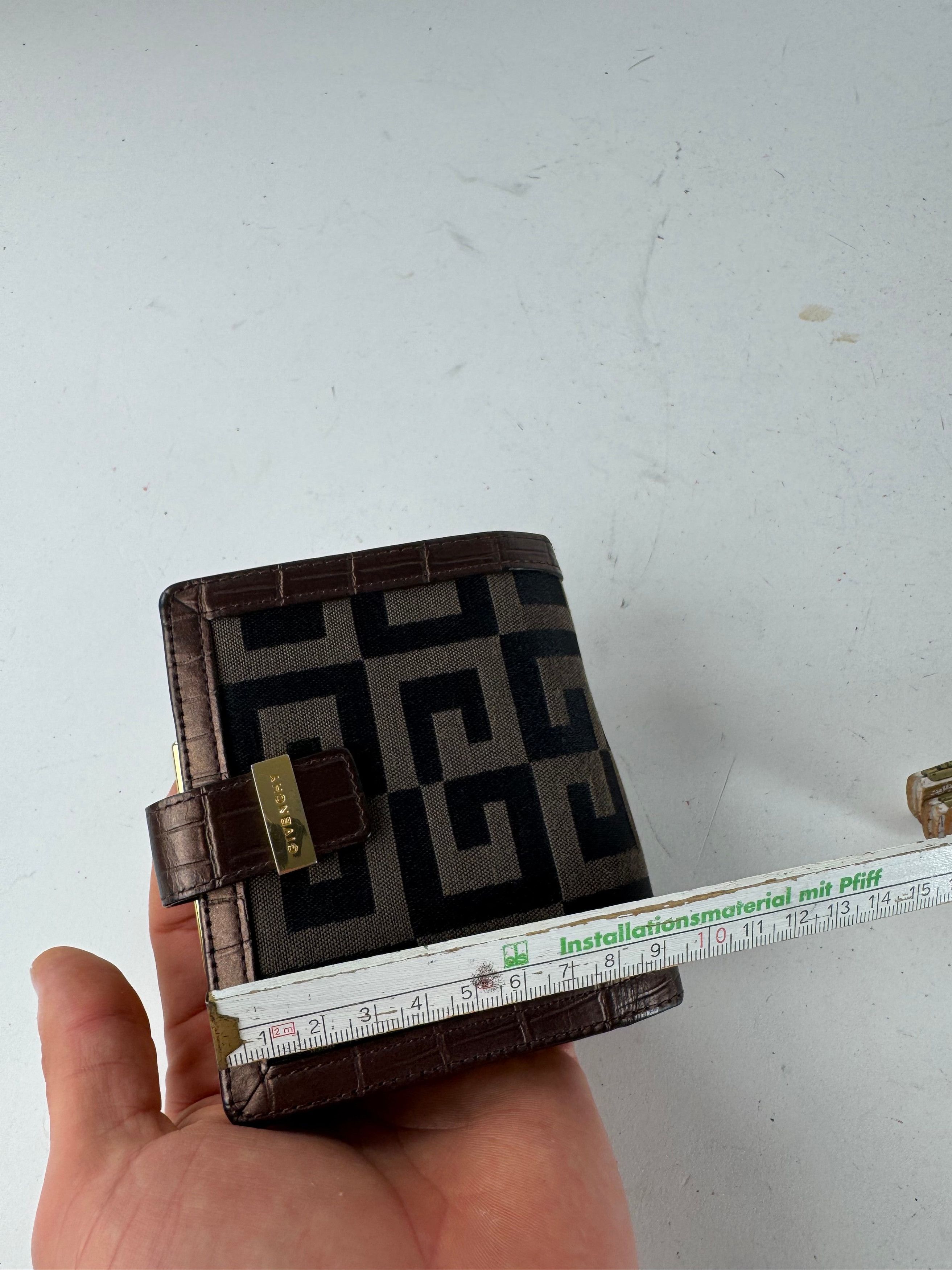 Givenchy Vintage Monogram Wallet black brown Size ONE SIZE - 10 Thumbnail