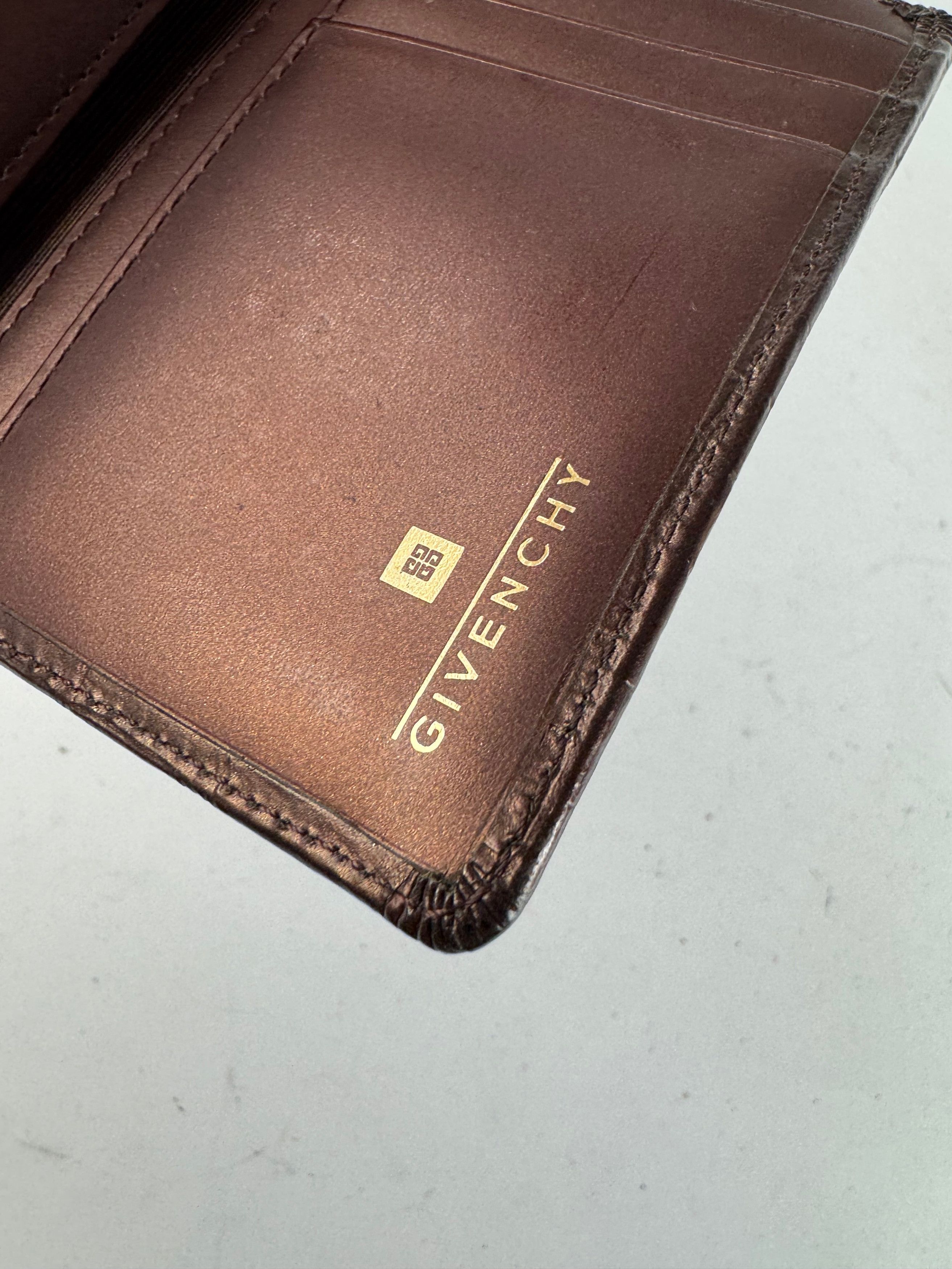 Givenchy Vintage Monogram Wallet black brown Size ONE SIZE - 5 Thumbnail