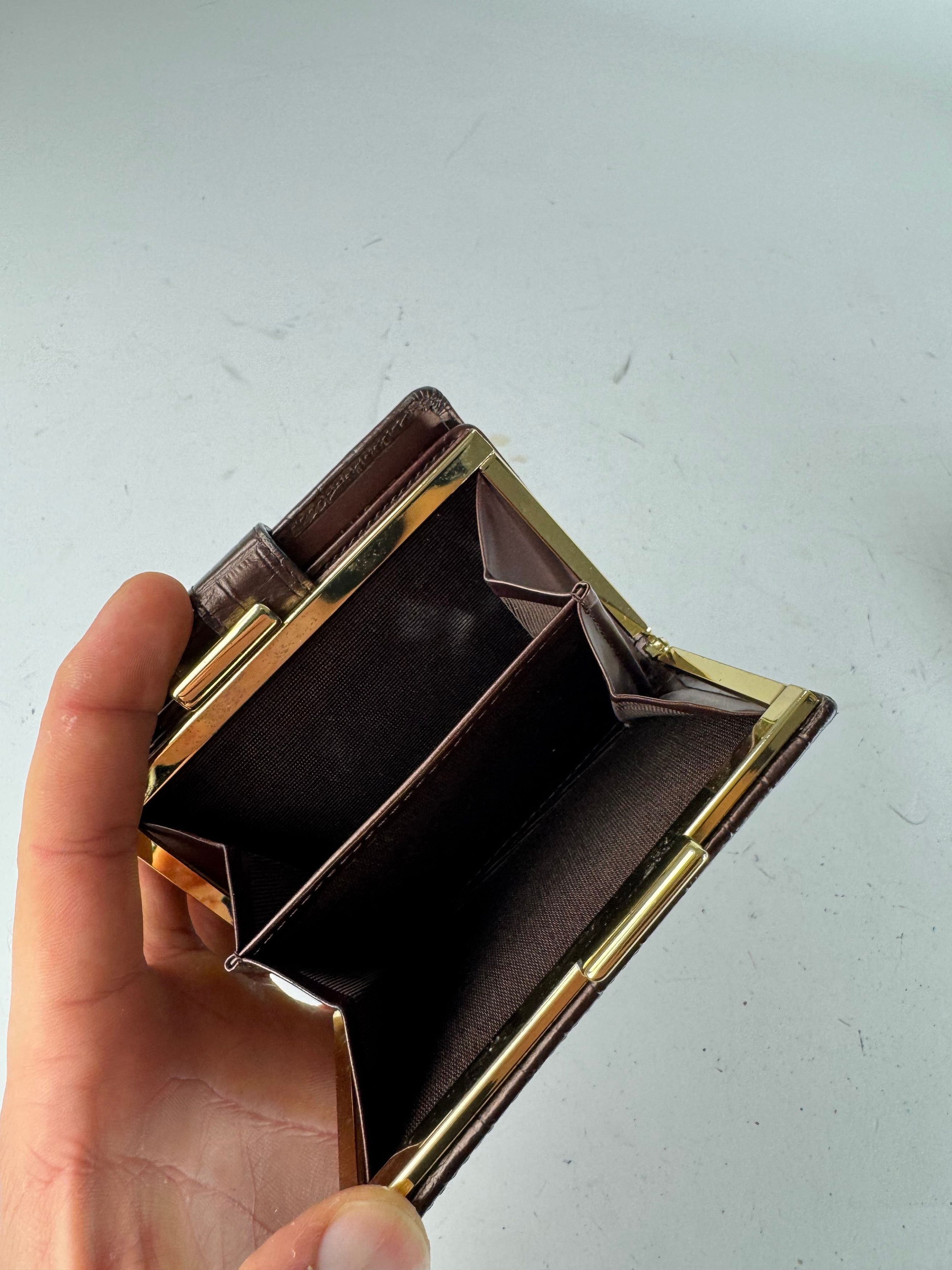 Givenchy Vintage Monogram Wallet black brown Size ONE SIZE - 8 Thumbnail