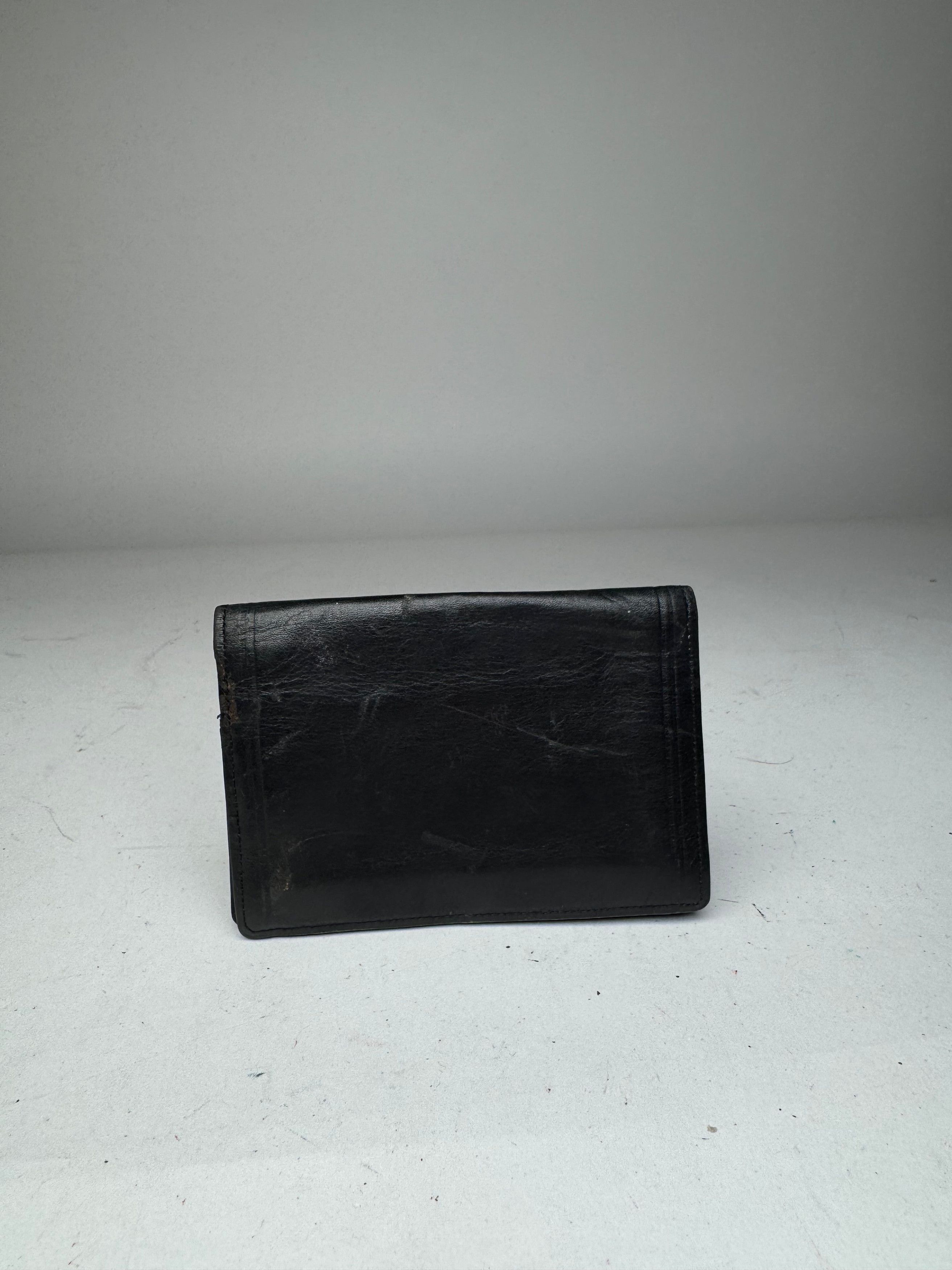 Givenchy Vintage Flapable Leather Card Holder Black Size ONE SIZE - 10 Thumbnail