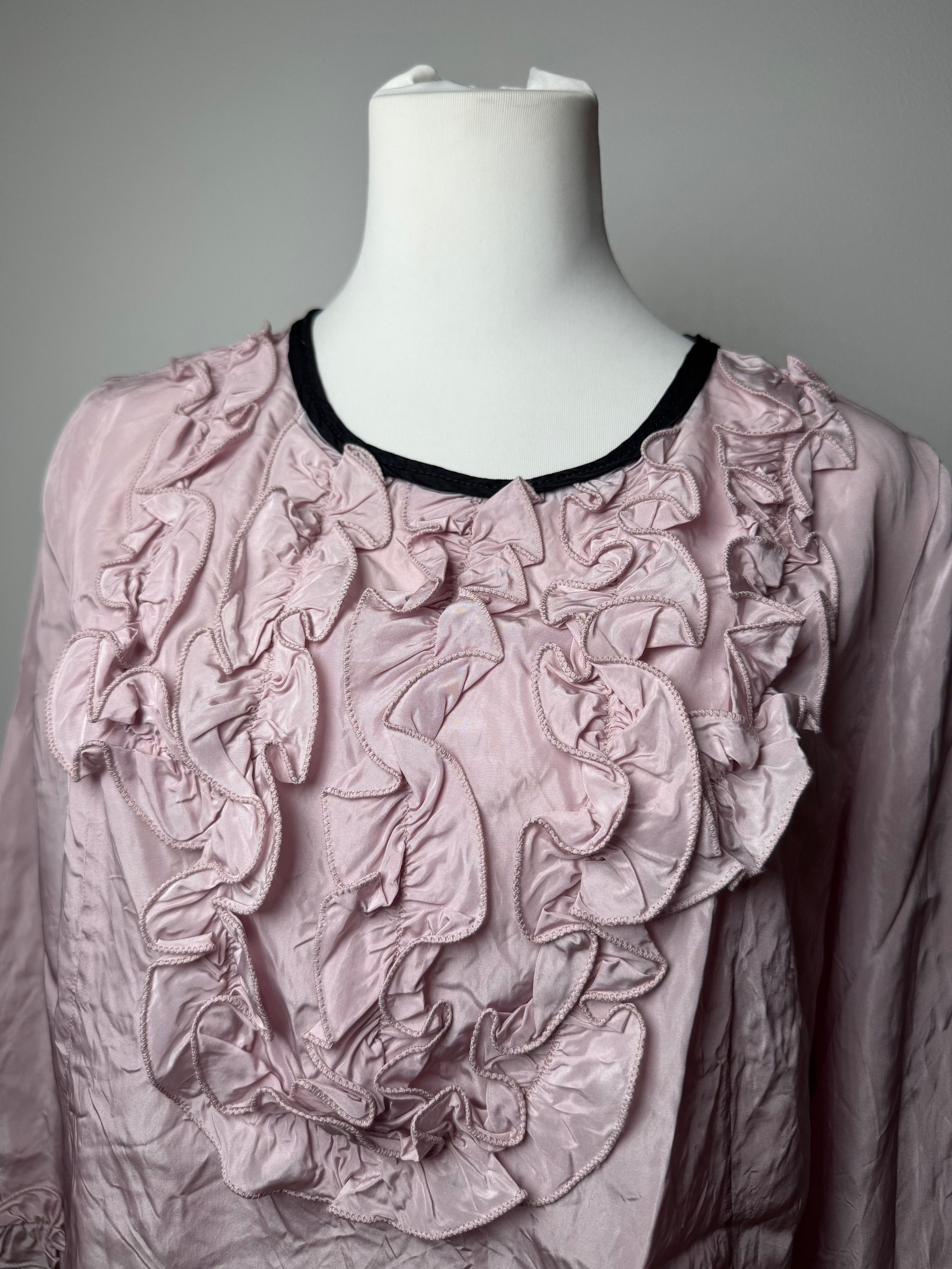 Marni Vintage Purple Silk Top L Size L / US 10 / IT 46 - 7 Thumbnail