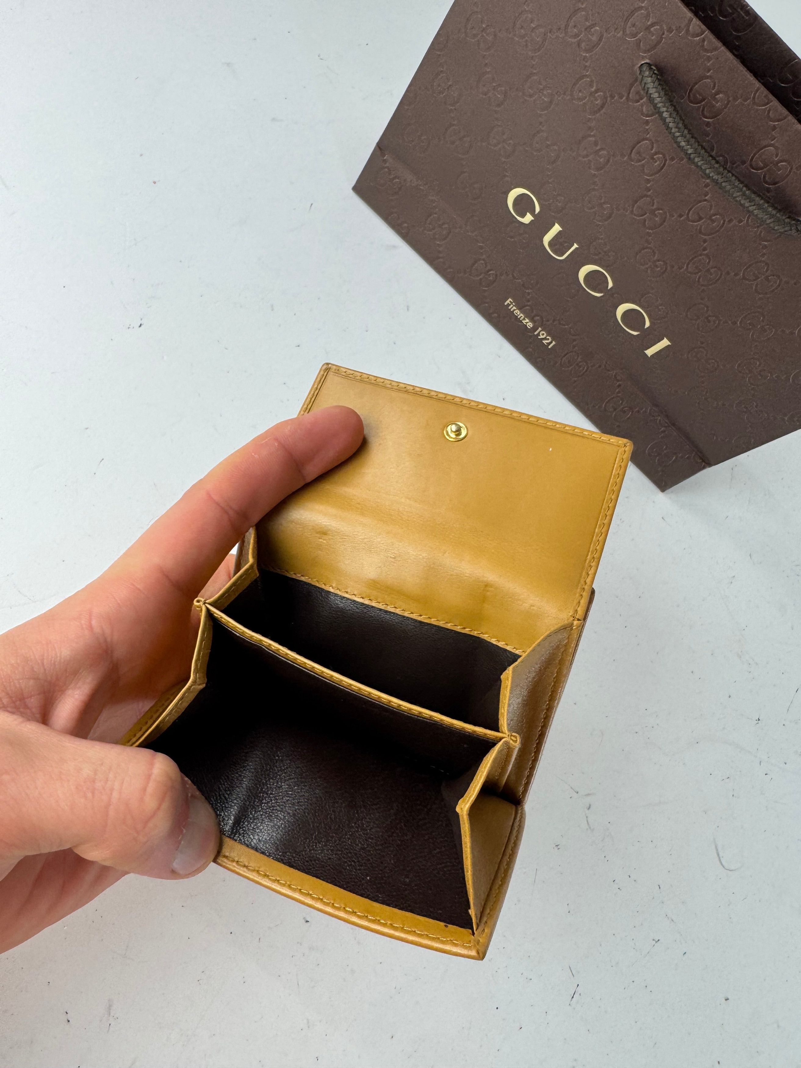 Gucci Vintage Suede Leather Jackie Wallet Pink Brown Size ONE SIZE - 3 Thumbnail