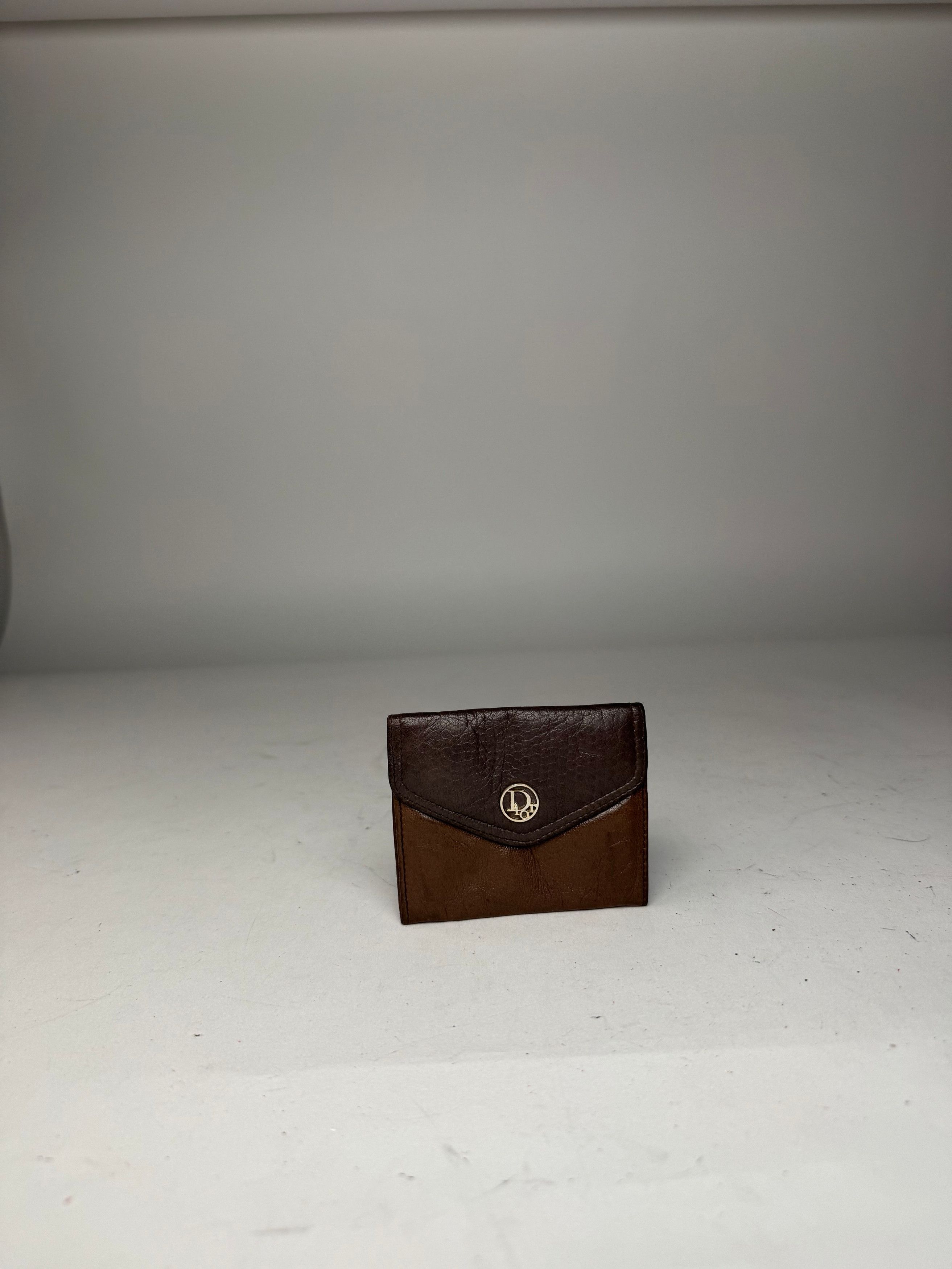 Dior Vintage Leather Card Holder / Purse Brown Size ONE SIZE - 5 Thumbnail