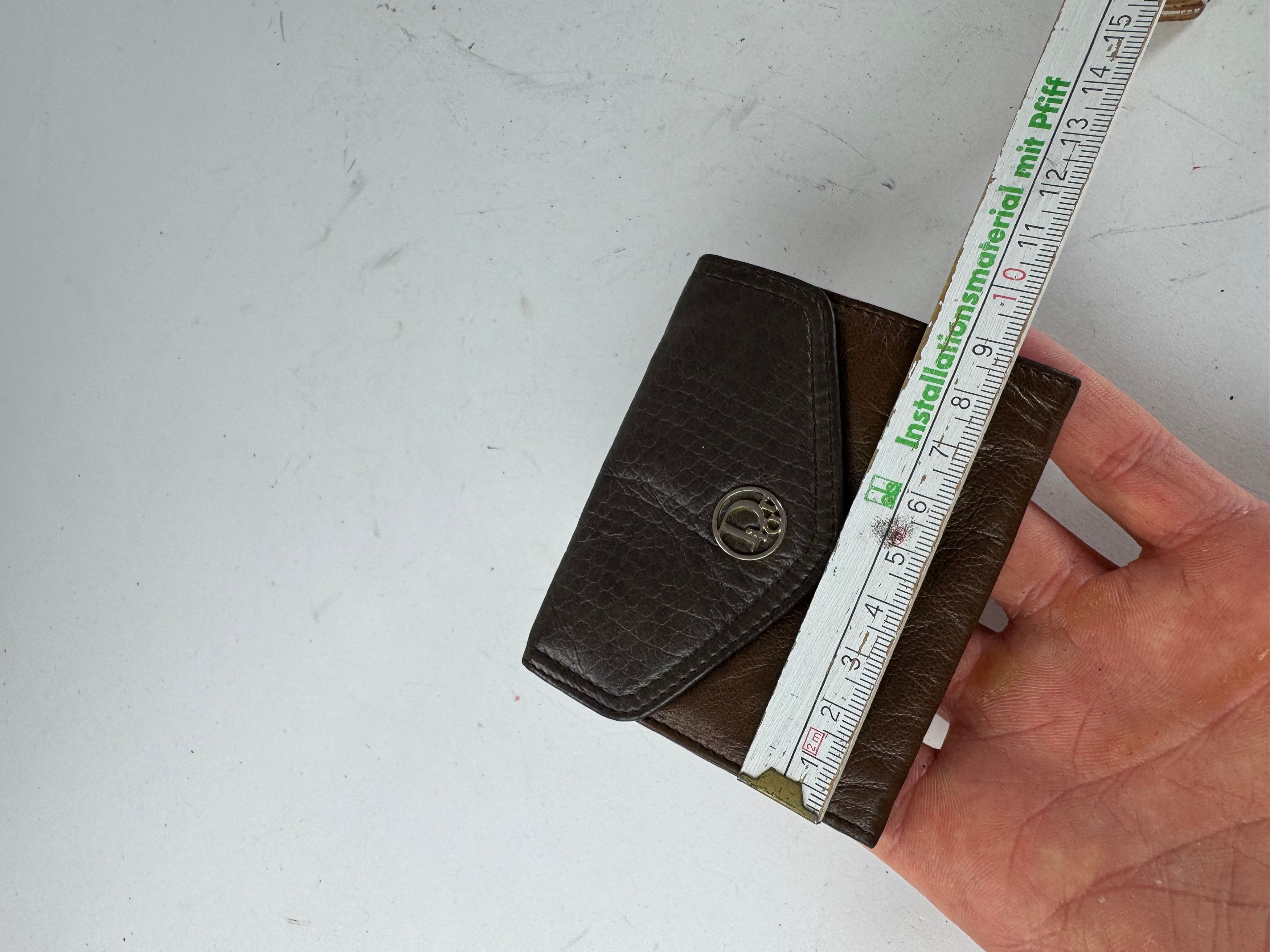Dior Vintage Leather Card Holder / Purse Brown Size ONE SIZE - 7 Thumbnail