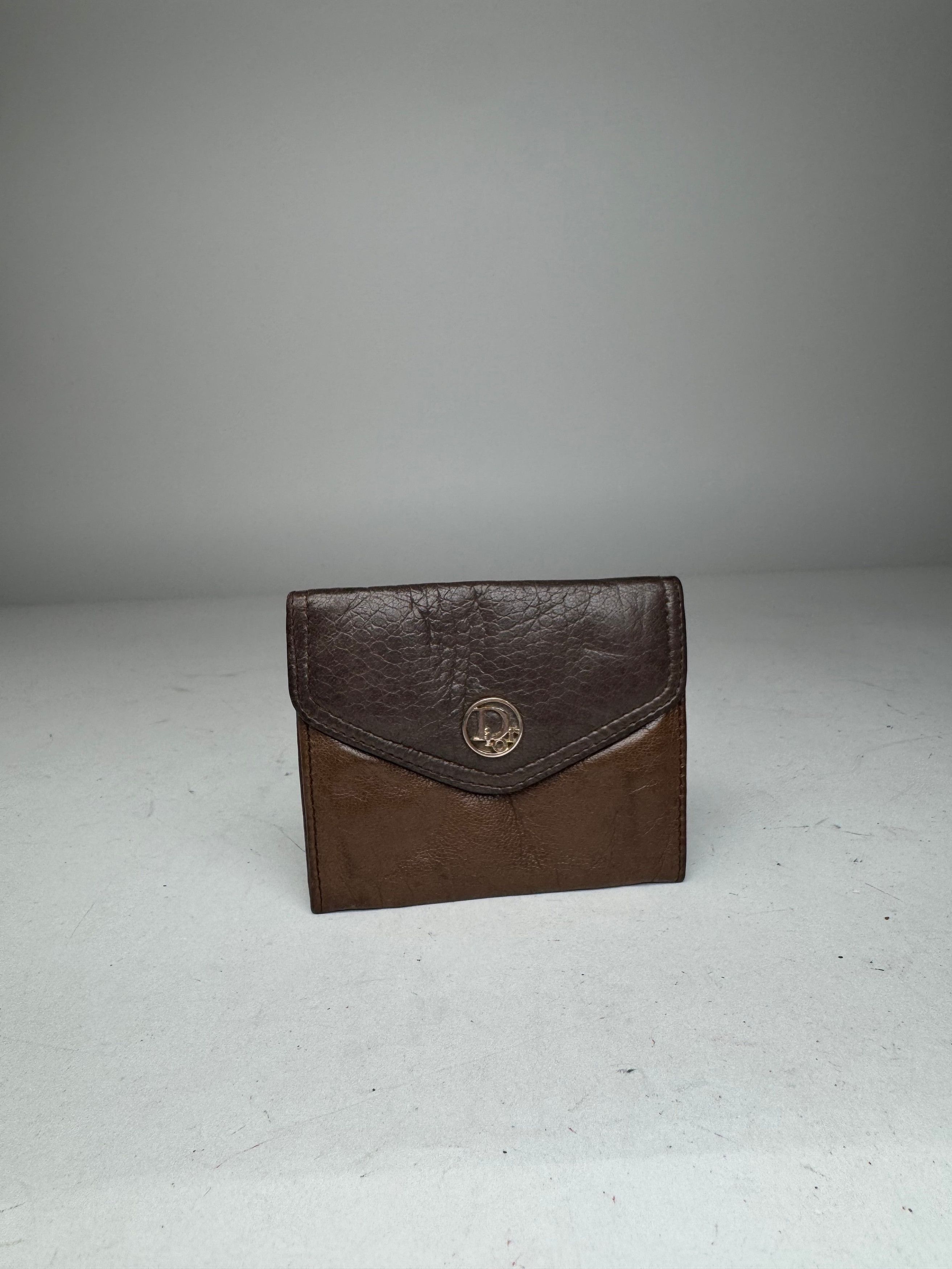 Dior Vintage Leather Card Holder / Purse Brown Size ONE SIZE - 9 Thumbnail