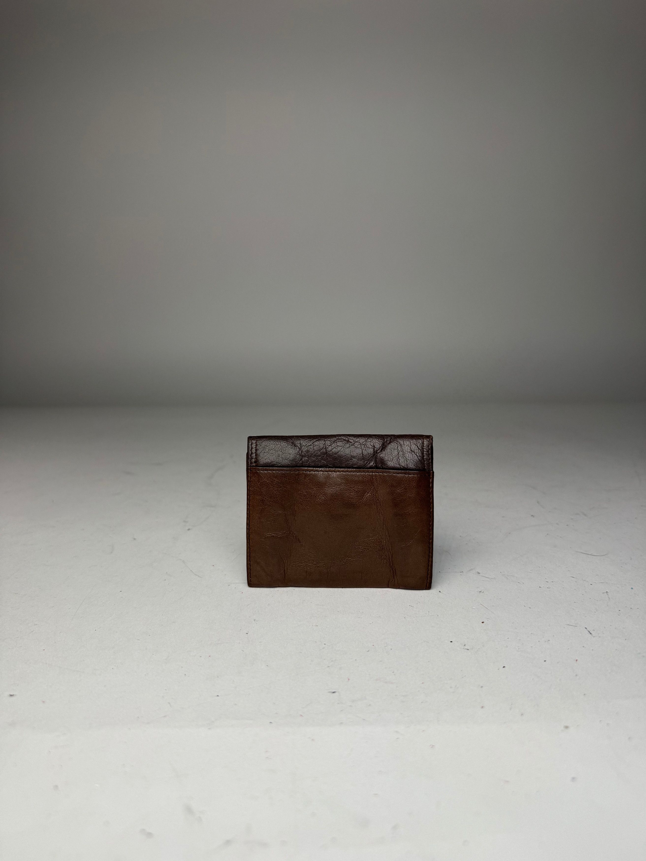 Dior Vintage Leather Card Holder / Purse Brown Size ONE SIZE - 10 Thumbnail