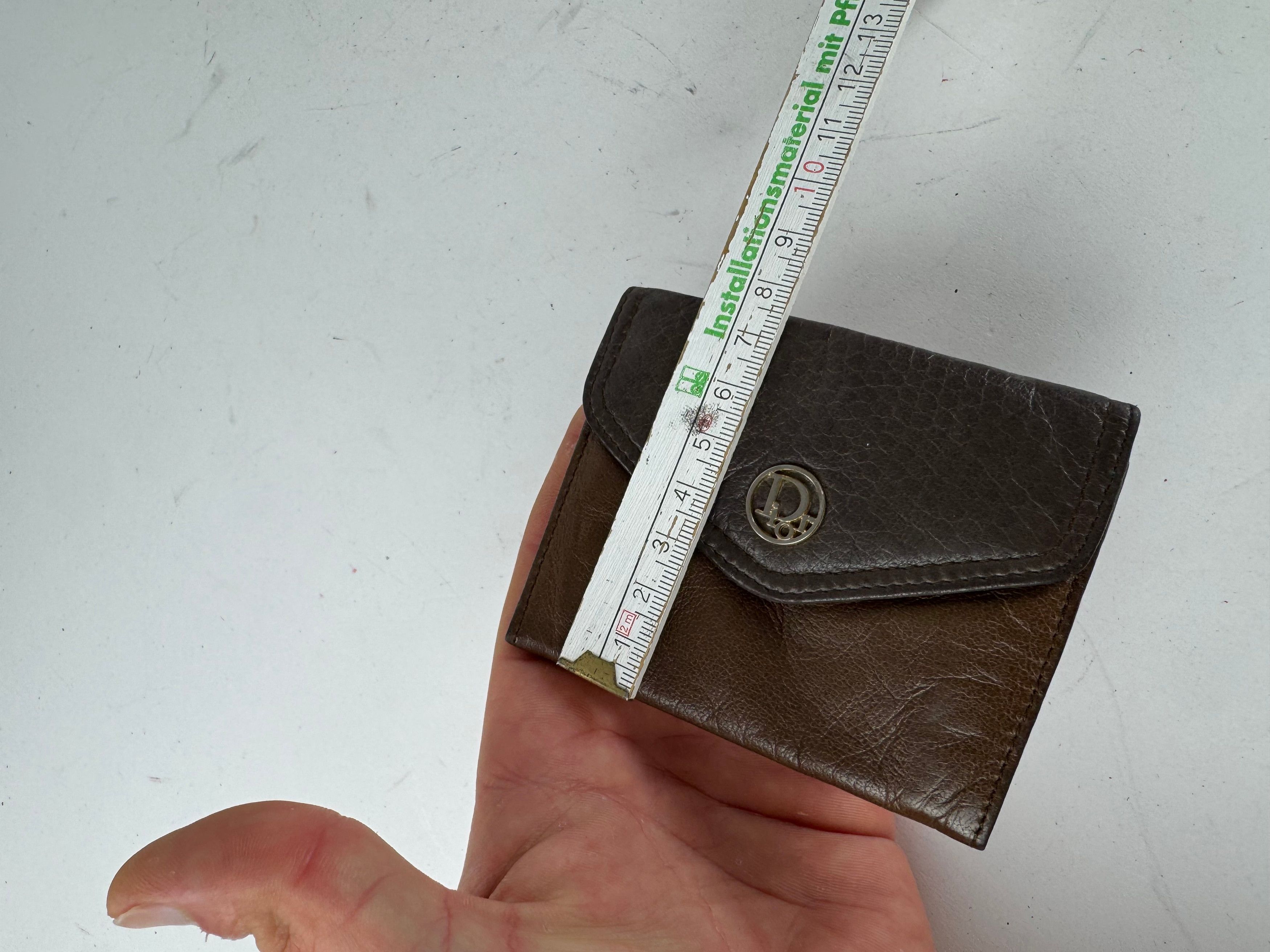 Dior Vintage Leather Card Holder / Purse Brown Size ONE SIZE - 8 Thumbnail