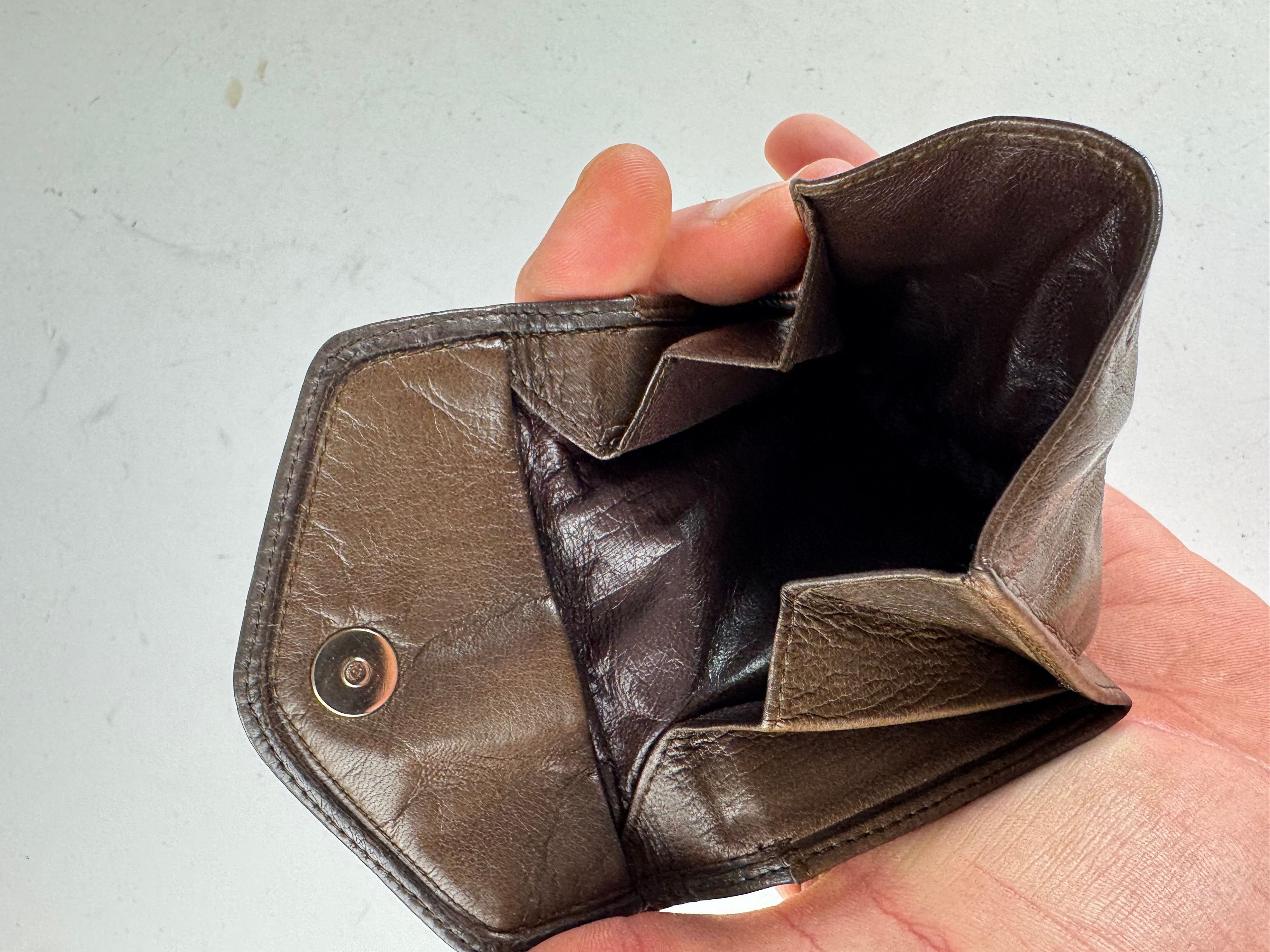 Dior Vintage Leather Card Holder / Purse Brown Size ONE SIZE - 6 Thumbnail