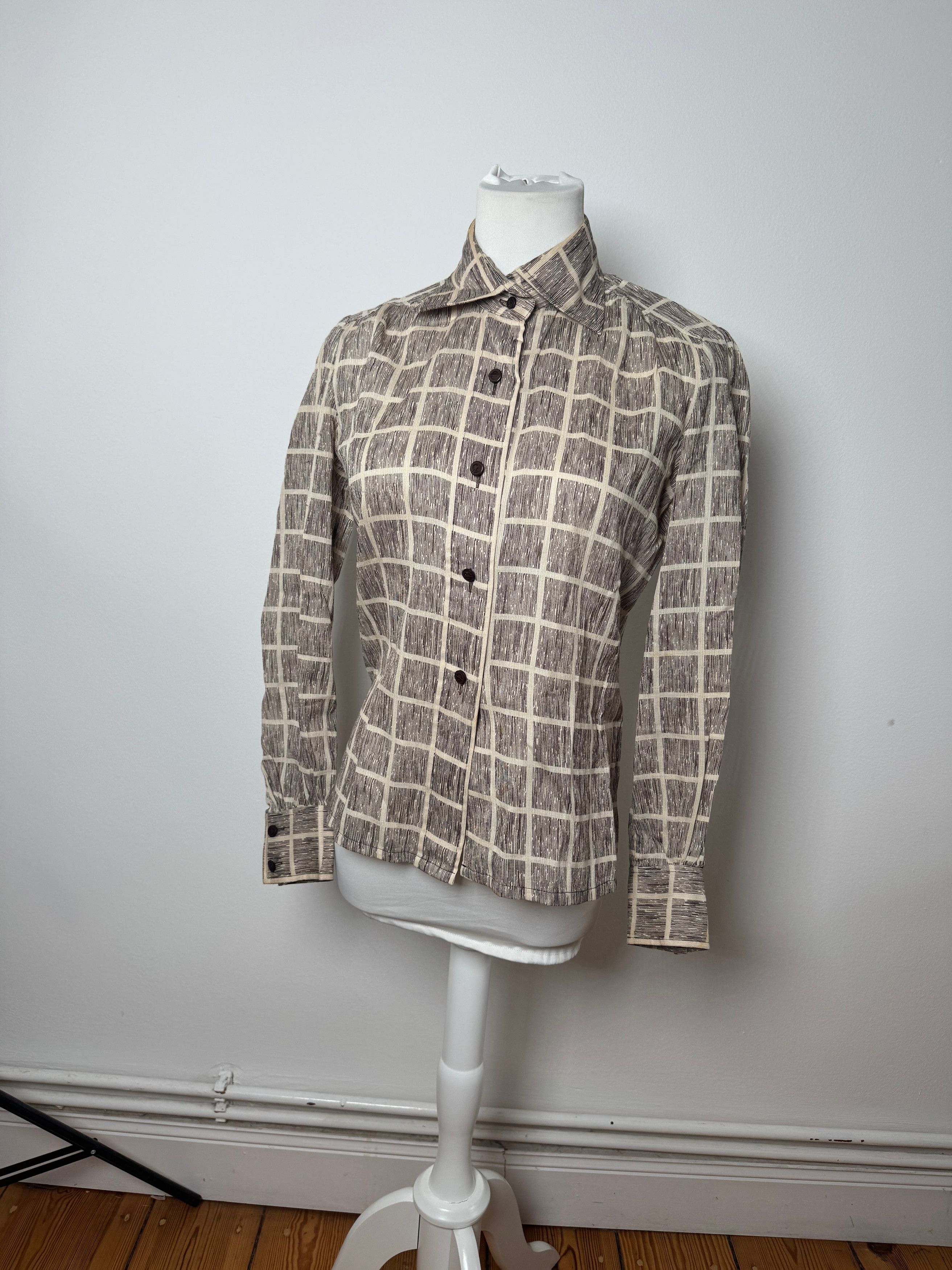 Dior Vintage Checked Shirt Black White M Size S / US 4 / IT 40 - 11 Thumbnail