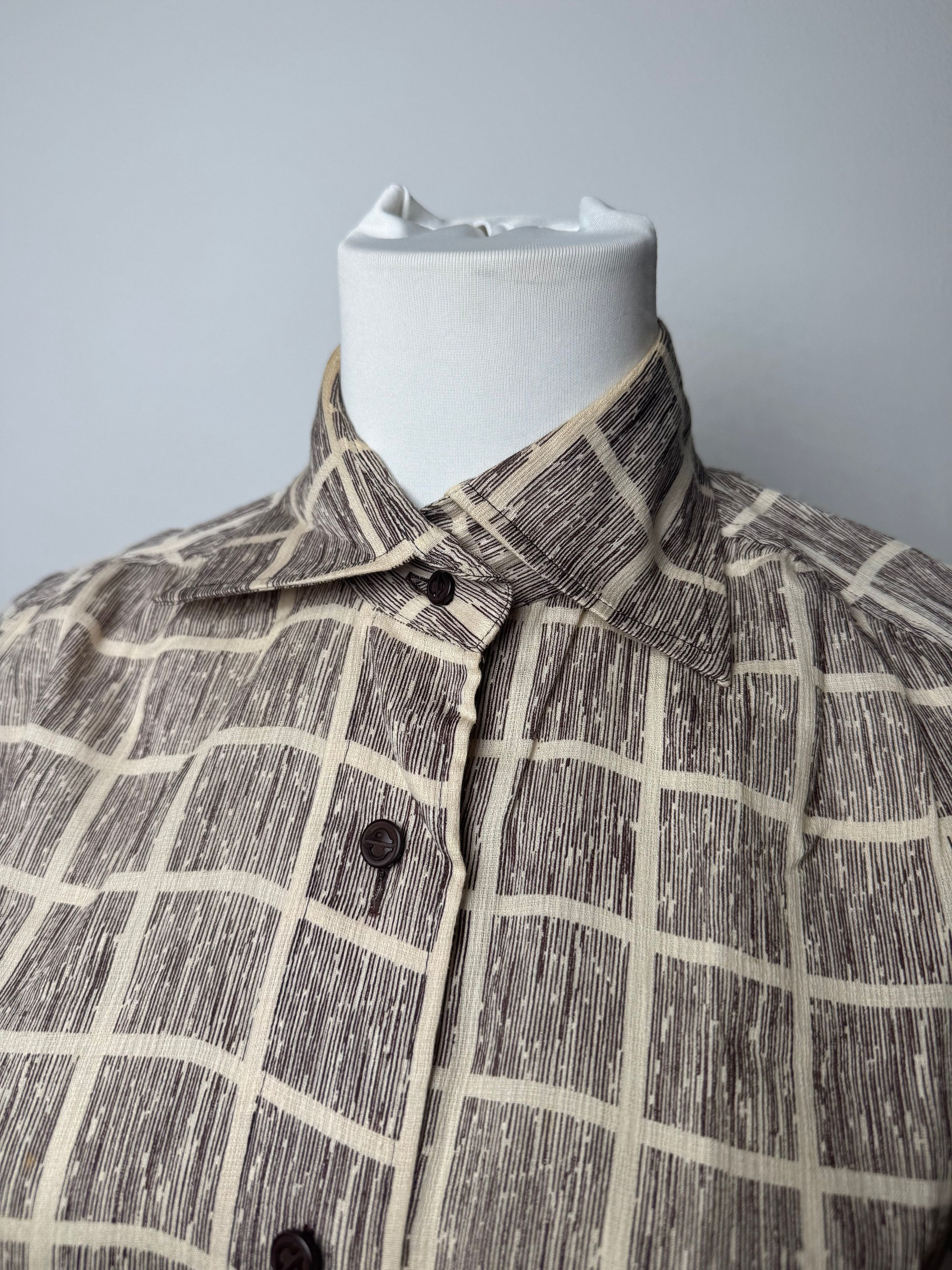 Dior Vintage Checked Shirt Black White M Size S / US 4 / IT 40 - 7 Thumbnail