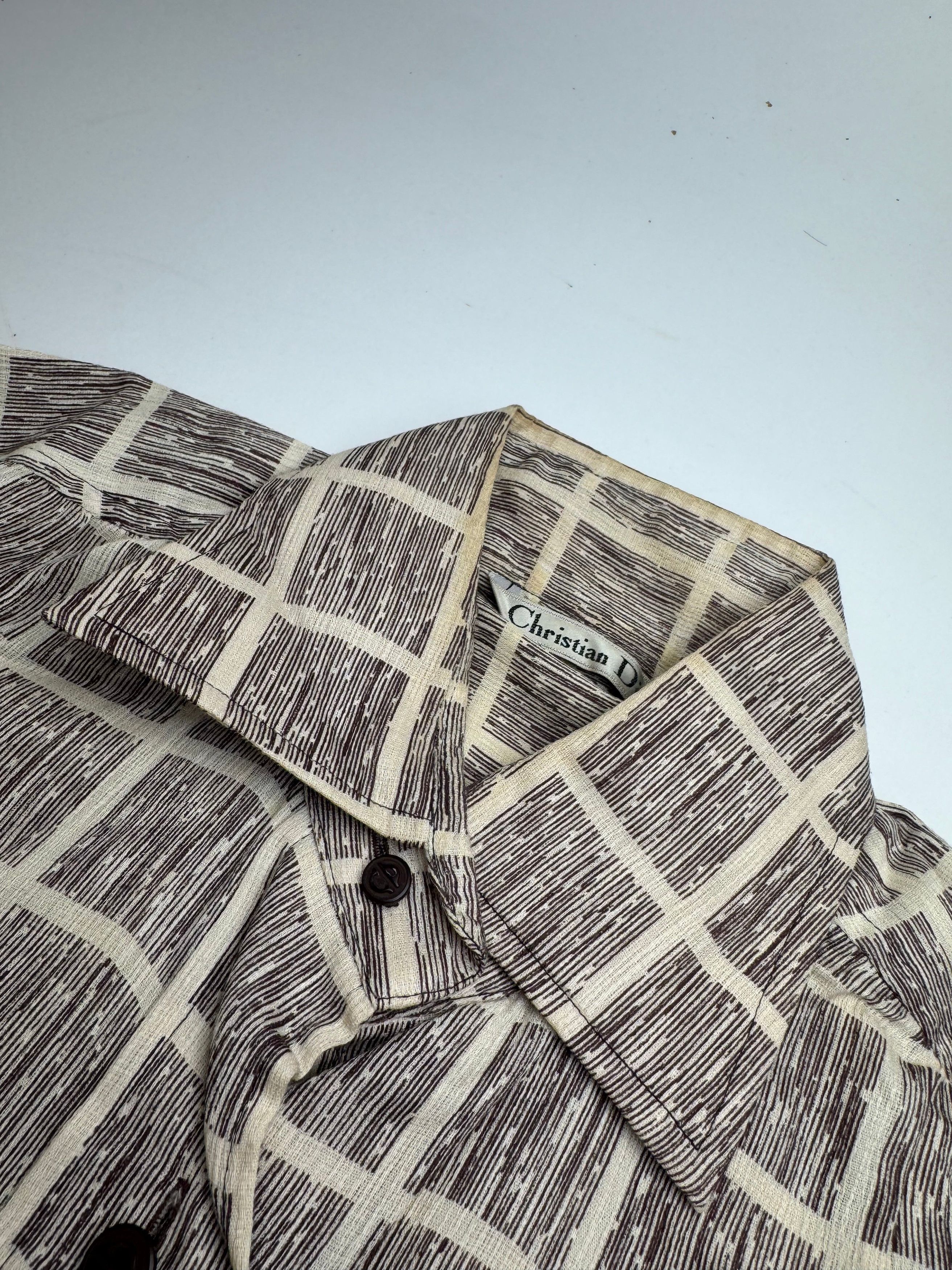 Dior Vintage Checked Shirt Black White M Size S / US 4 / IT 40 - 4 Thumbnail