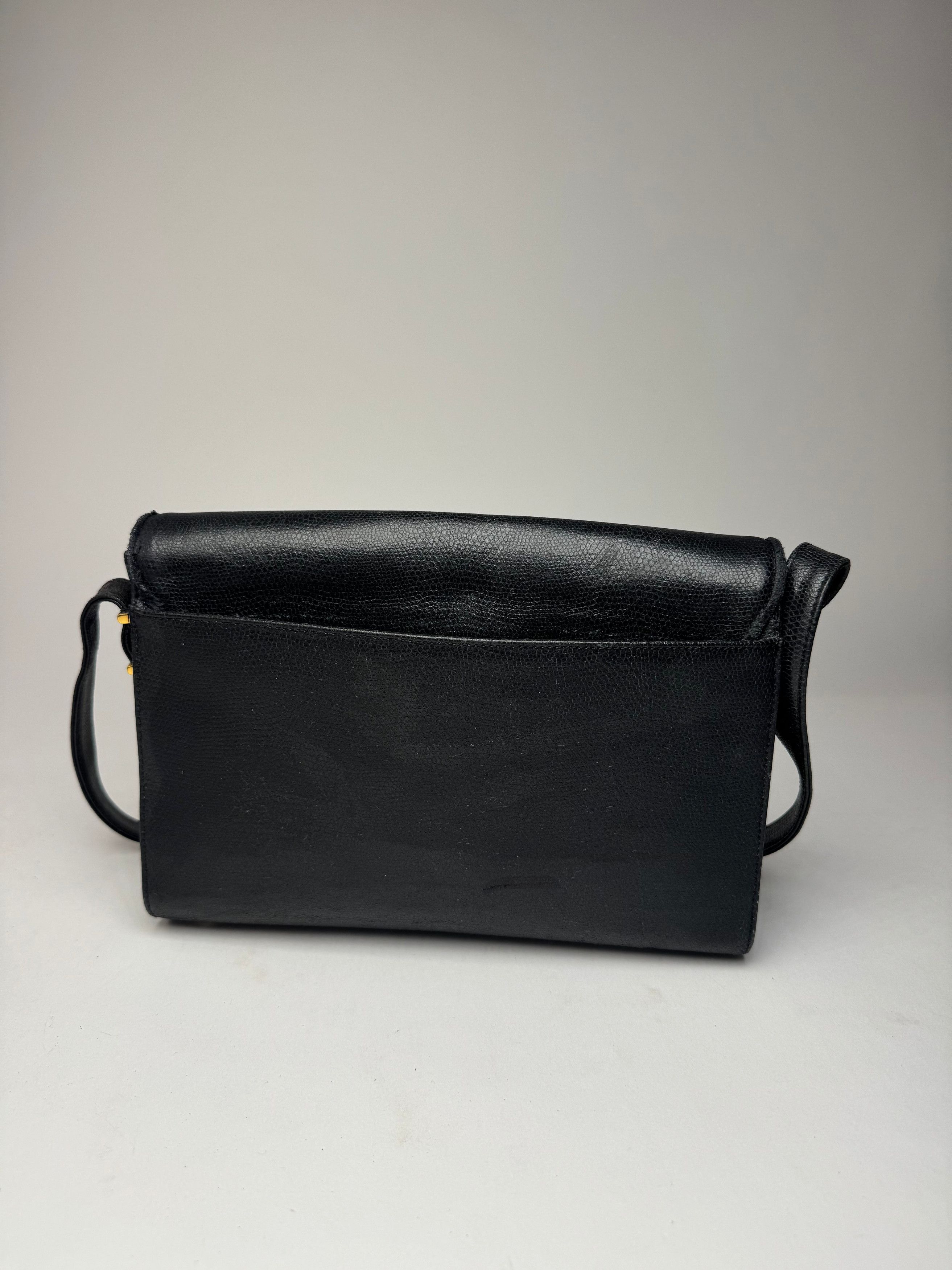 Givenchy Vintage Snake Emblossed Leather Bag black Size ONE SIZE - 2 Thumbnail