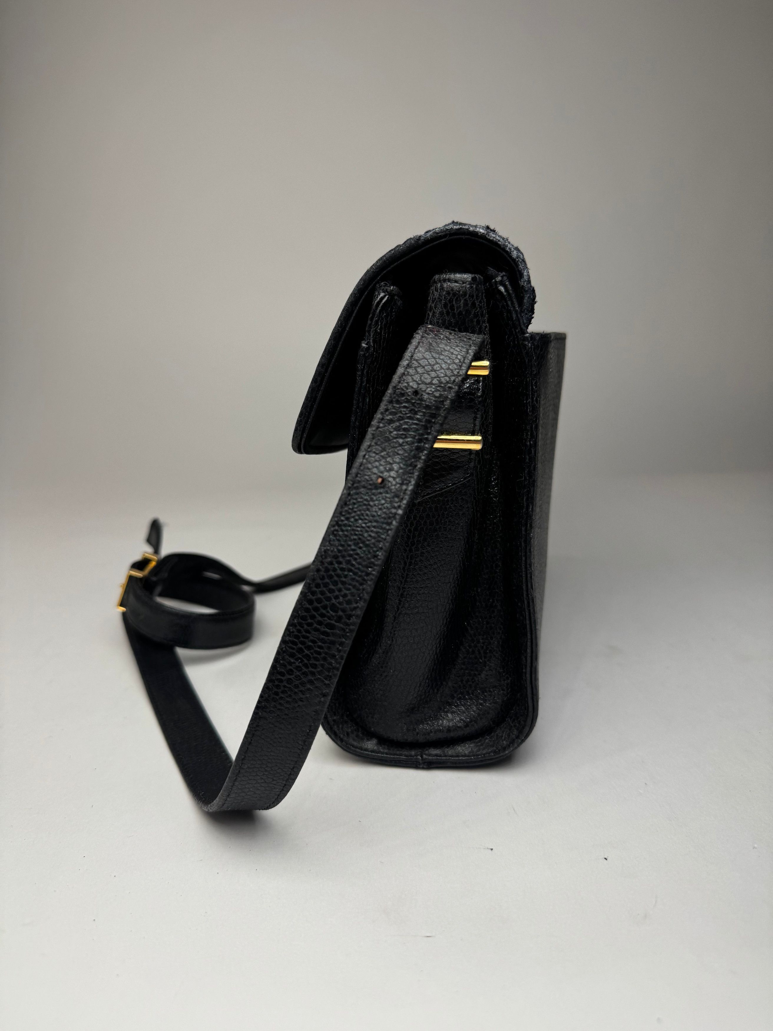 Givenchy Vintage Snake Emblossed Leather Bag black Size ONE SIZE - 5 Thumbnail