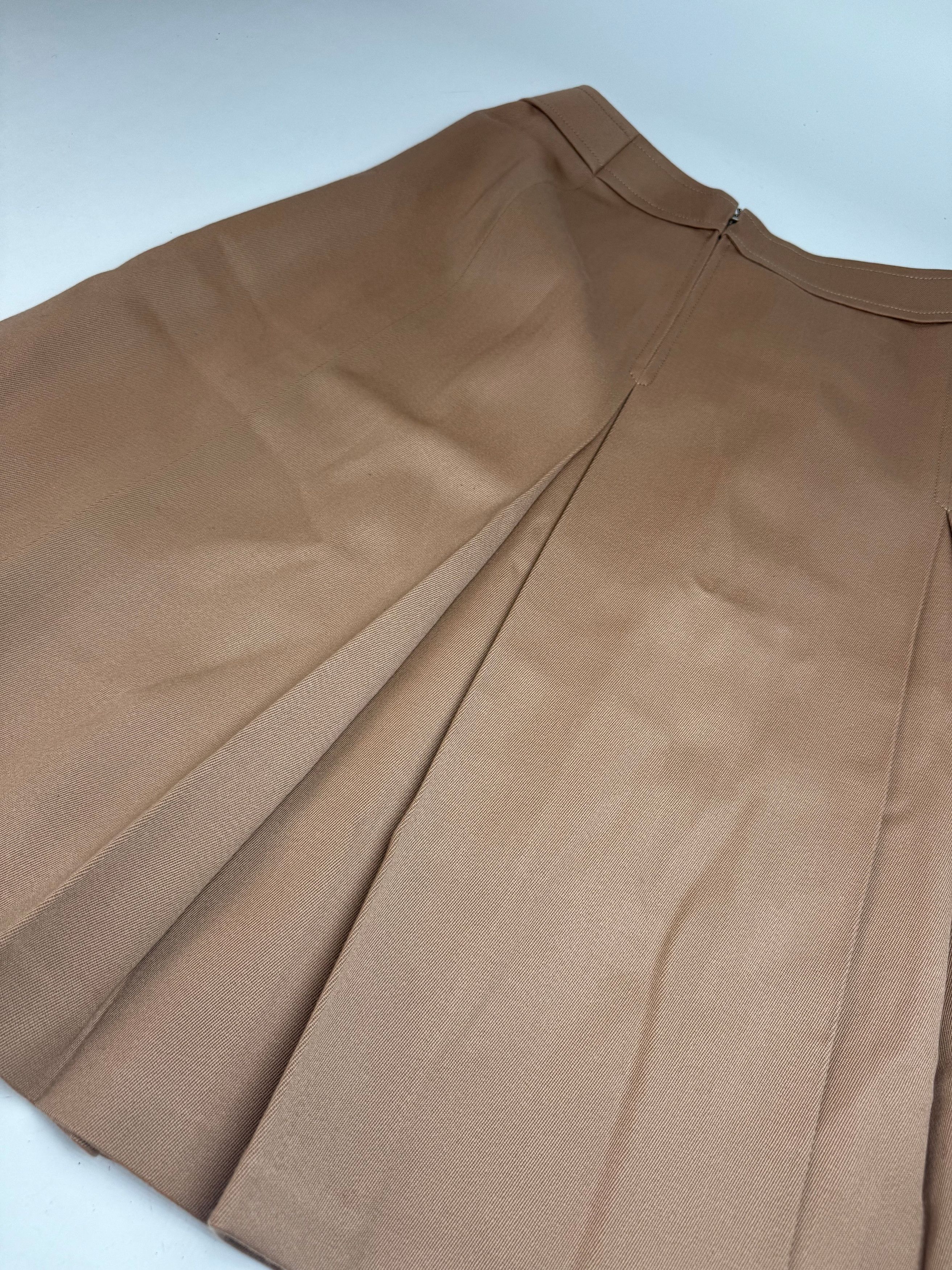 Celine Vintage Paris Wool Skirt Brown M Size 30" / US 8 / IT 44 - 8 Thumbnail