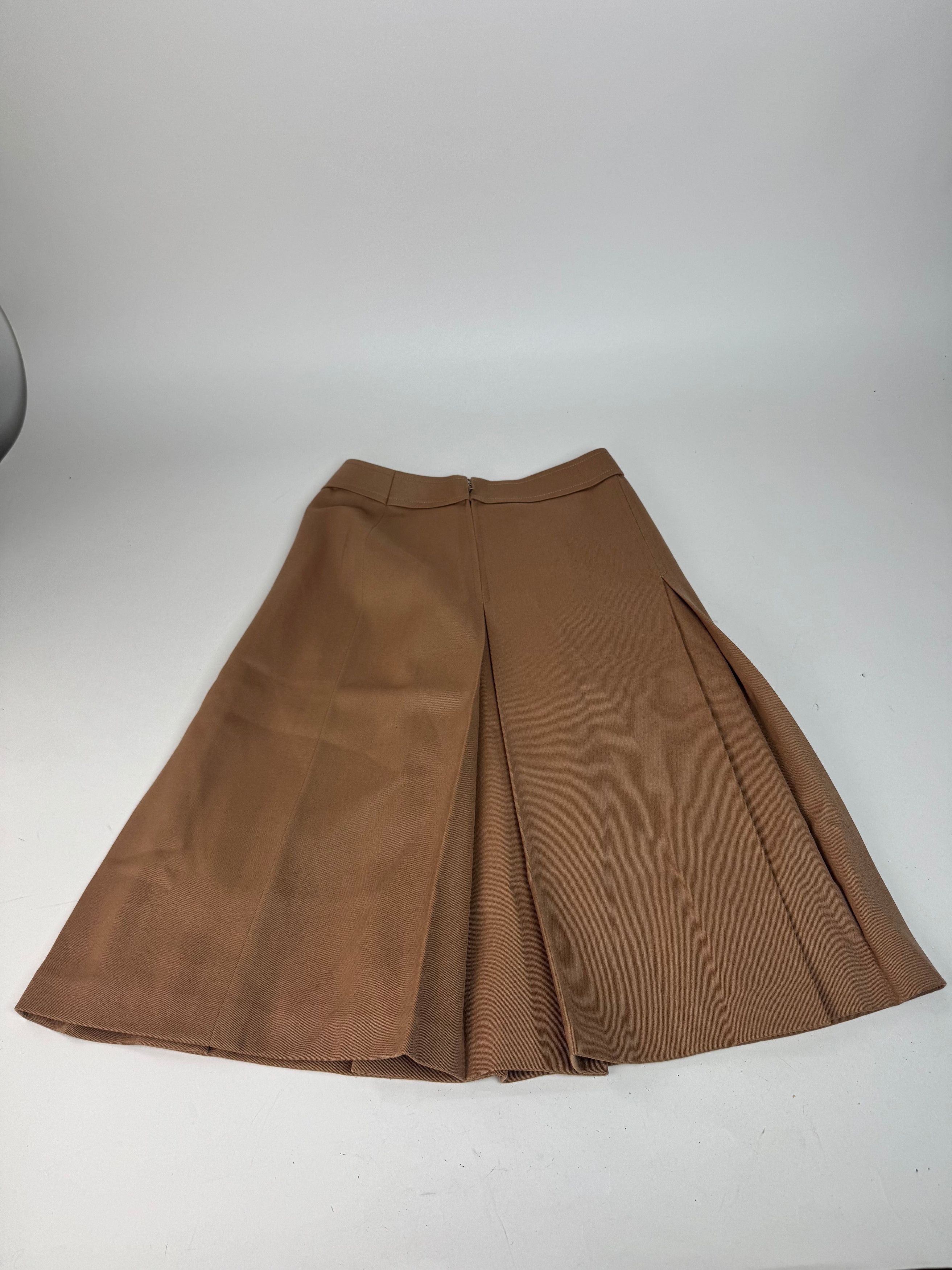 Celine Vintage Paris Wool Skirt Brown M Size 30" / US 8 / IT 44 - 6 Thumbnail