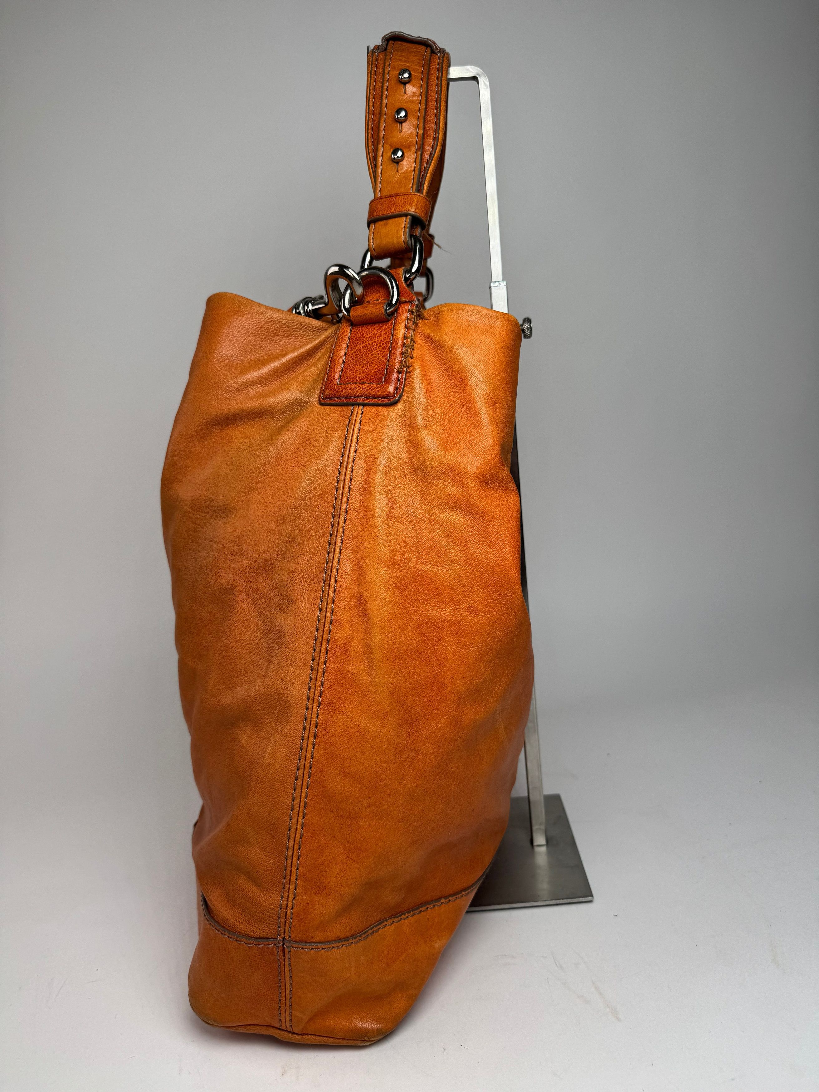 Givenchy Vintage 2Way Leather Handbag Orange Size ONE SIZE - 6 Thumbnail