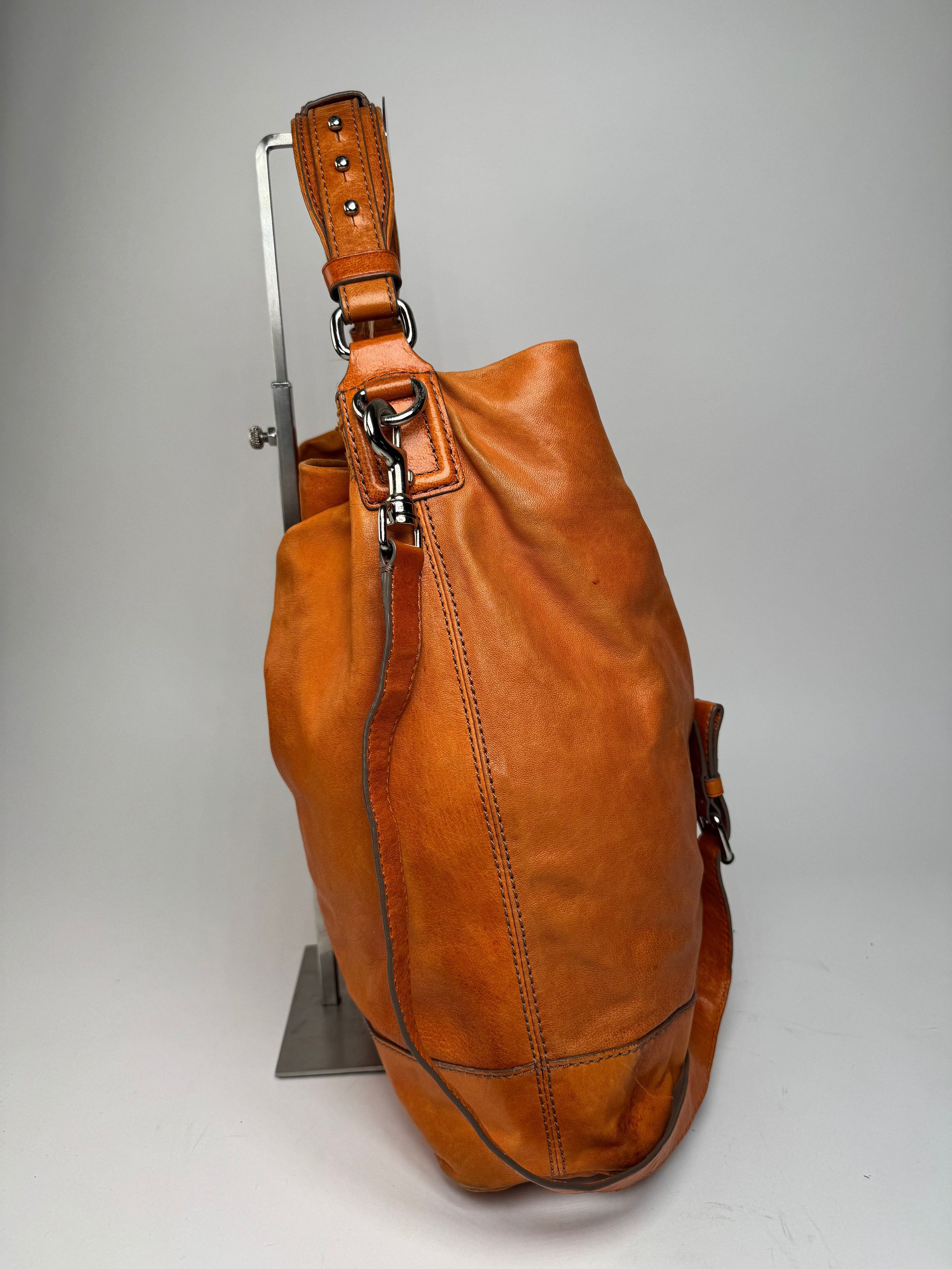 Givenchy Vintage 2Way Leather Handbag Orange Size ONE SIZE - 8 Thumbnail