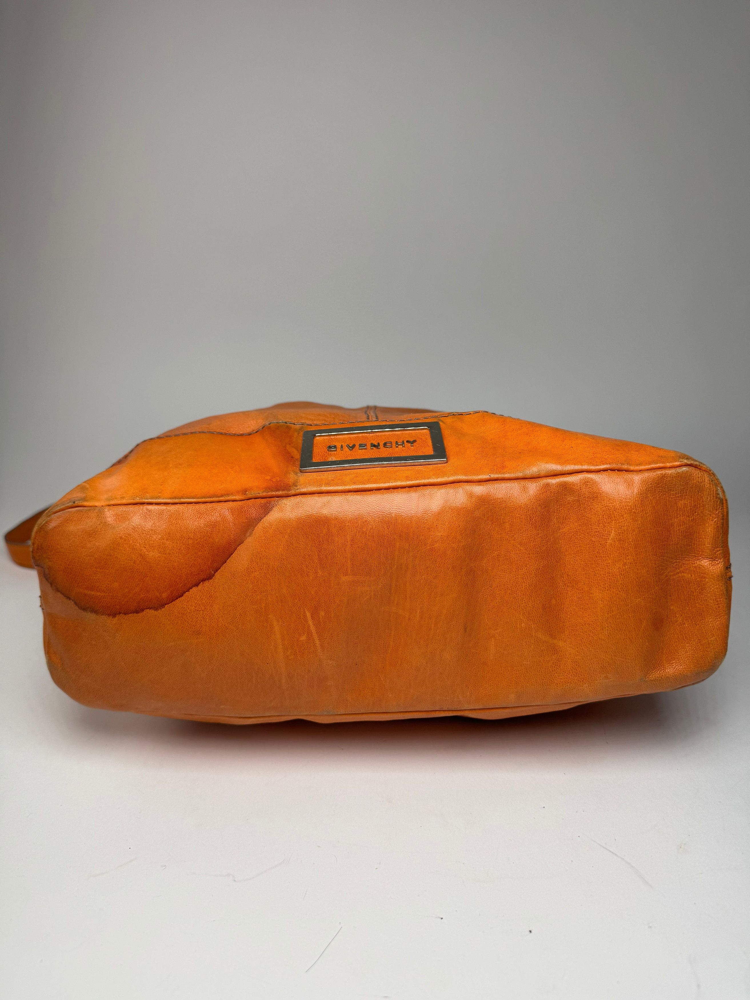 Givenchy Vintage 2Way Leather Handbag Orange Size ONE SIZE - 13 Thumbnail
