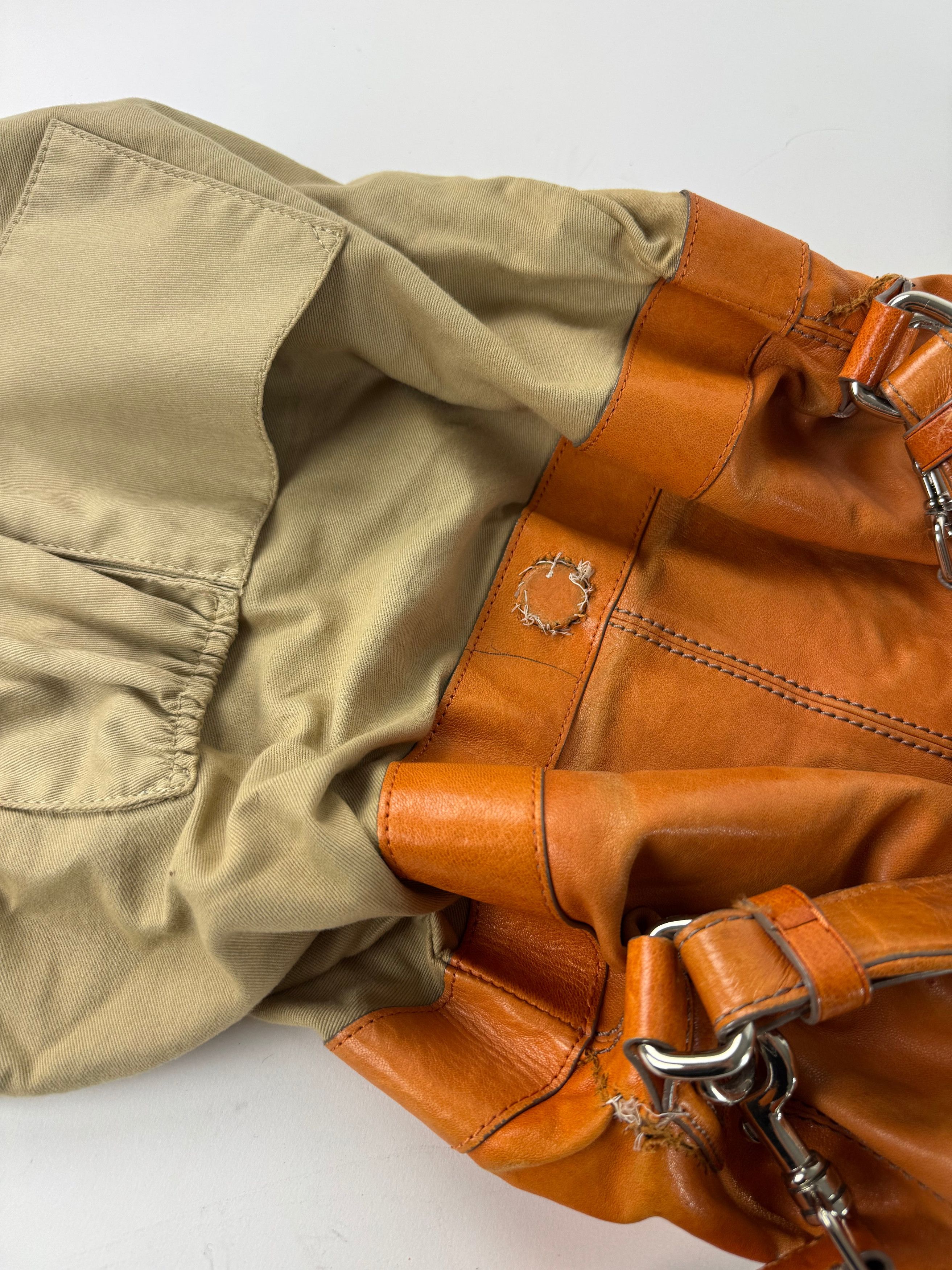 Givenchy Vintage 2Way Leather Handbag Orange Size ONE SIZE - 5 Thumbnail