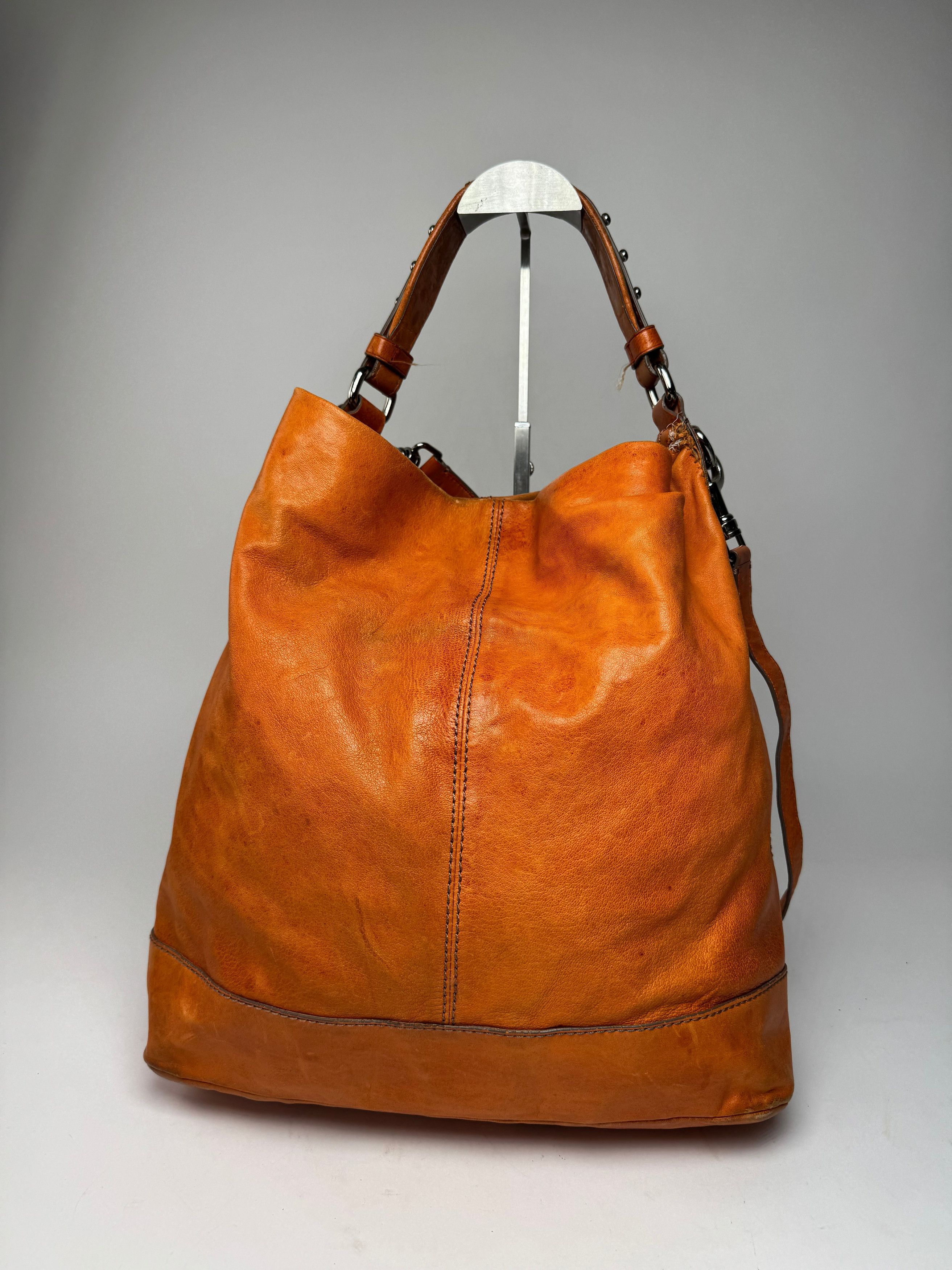 Givenchy Vintage 2Way Leather Handbag Orange Size ONE SIZE - 2 Thumbnail