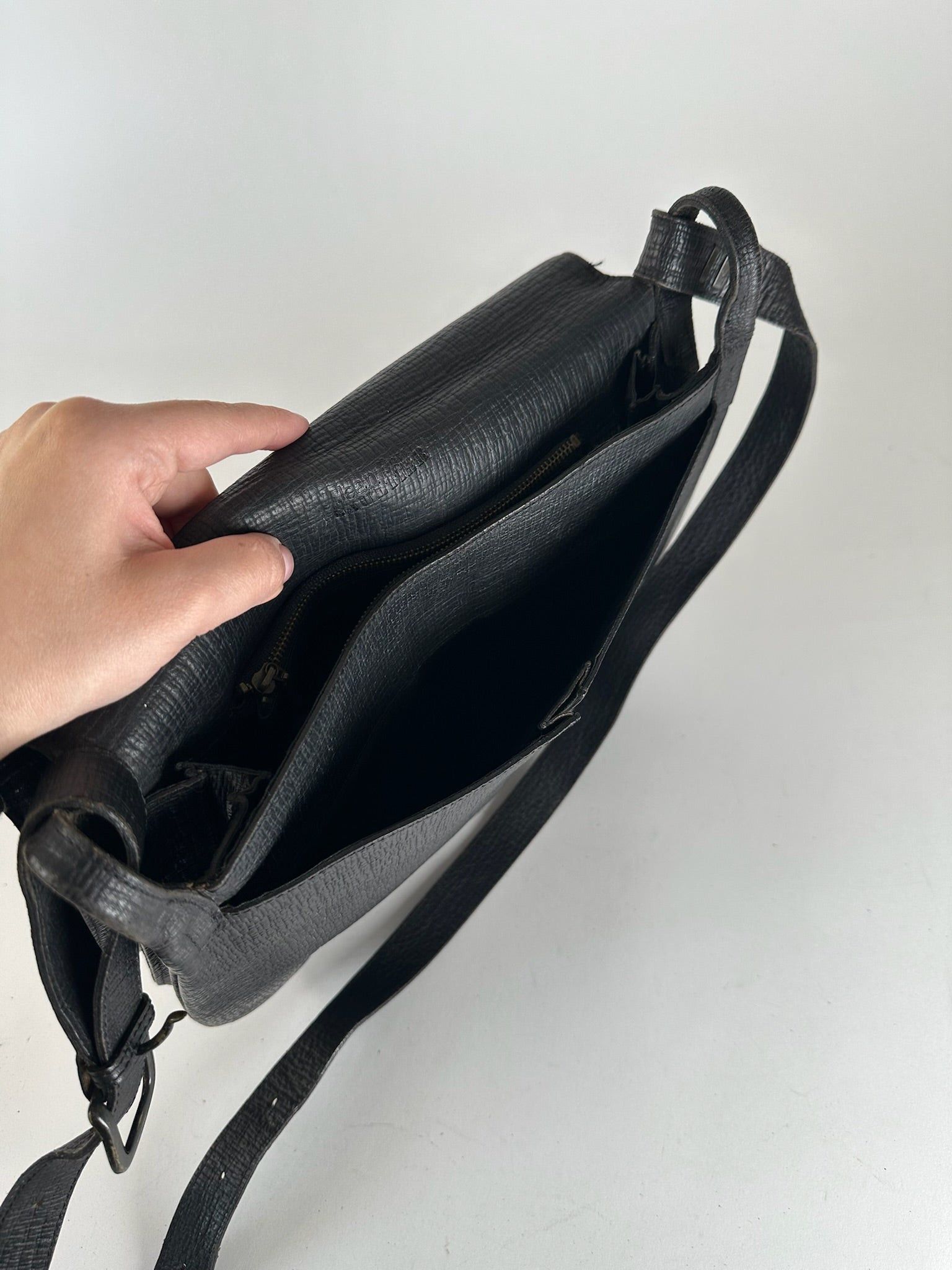Jean Paul Gaultier Vintage Leather Bag Black Size ONE SIZE - 7 Thumbnail