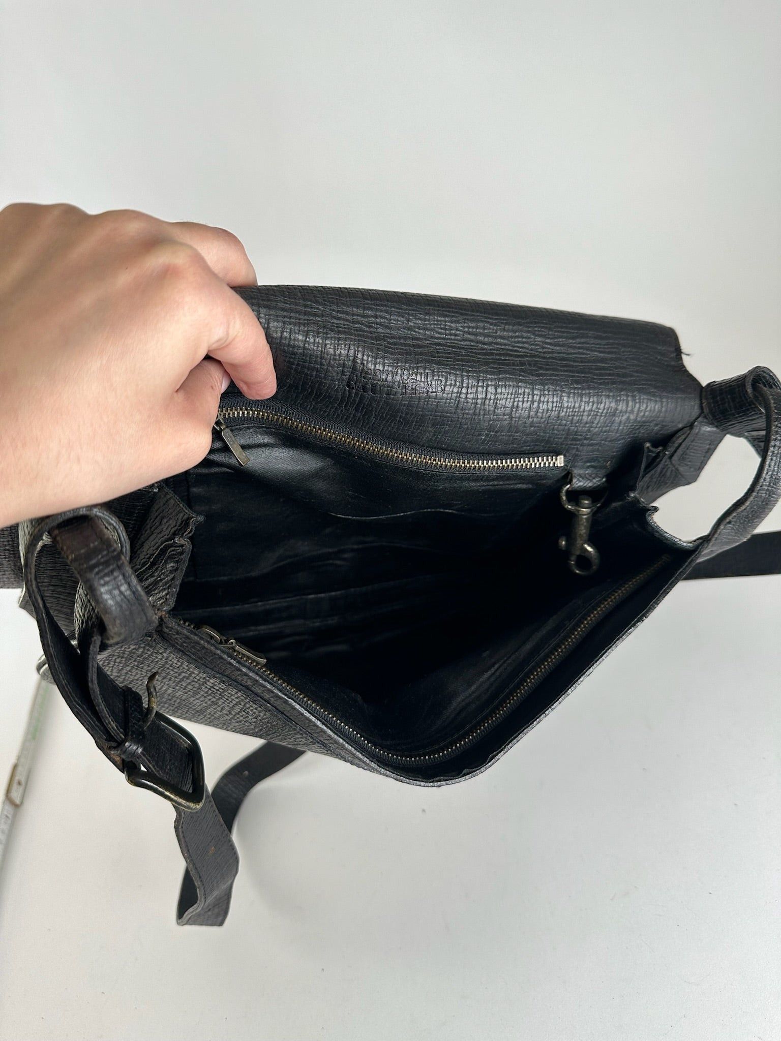 Jean Paul Gaultier Vintage Leather Bag Black Size ONE SIZE - 8 Thumbnail