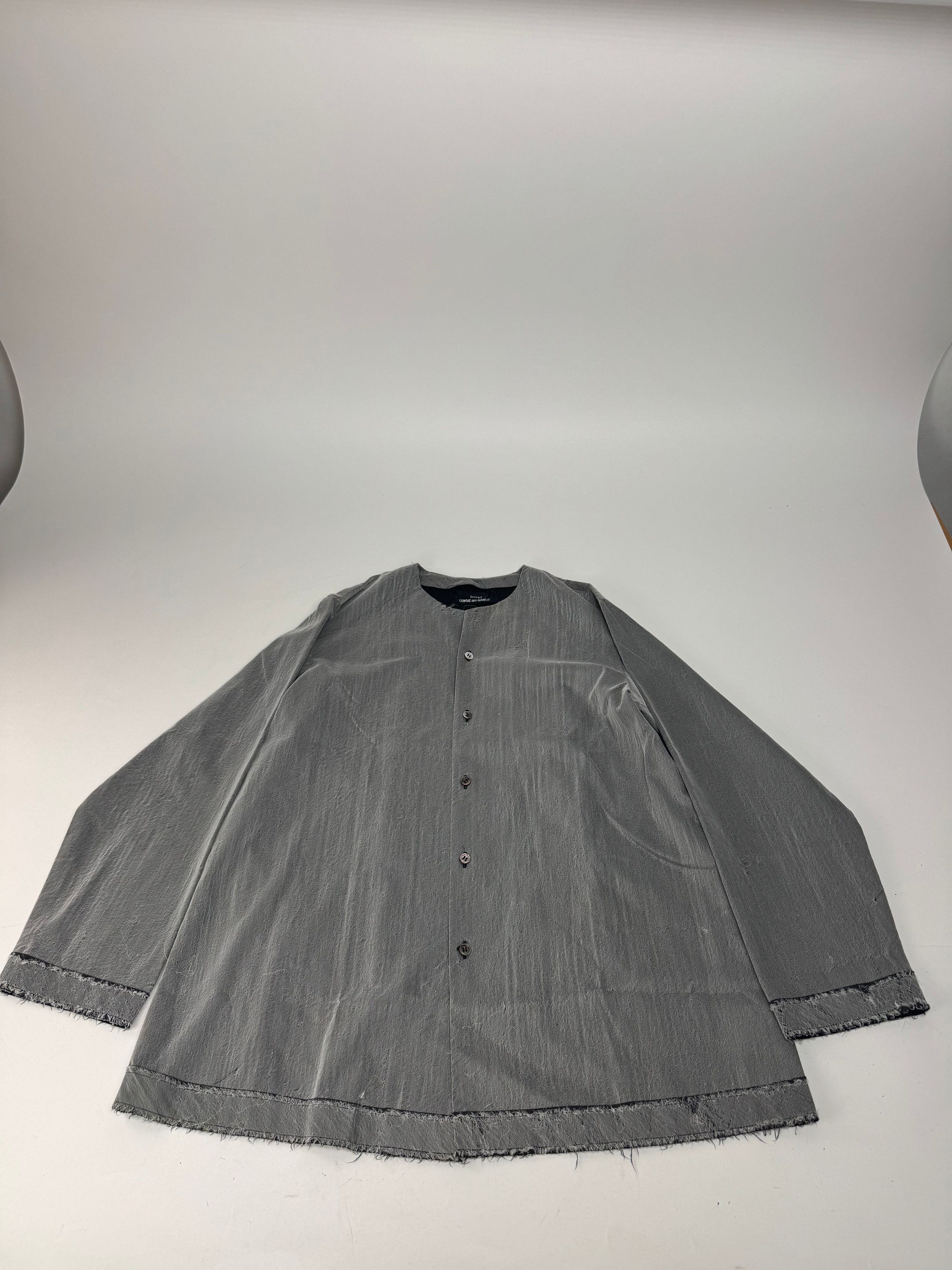Comme des Garcons Vintage Comme Des Garçons Tricots Shirt Silver 40/L Size M / US 6-8 / IT 42-44 - 4 Thumbnail