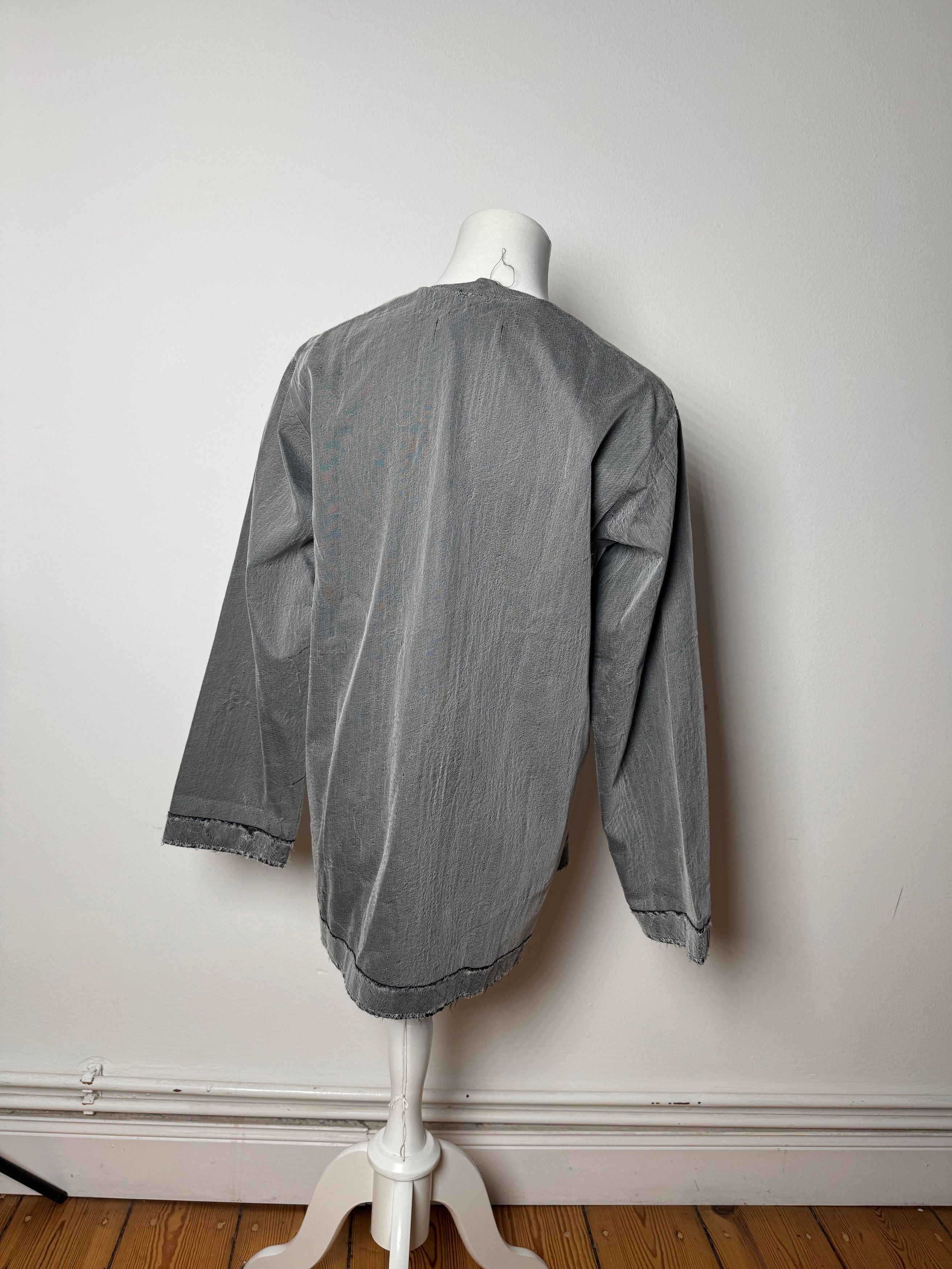 Comme des Garcons Vintage Comme Des Garçons Tricots Shirt Silver 40/L Size M / US 6-8 / IT 42-44 - 3 Thumbnail
