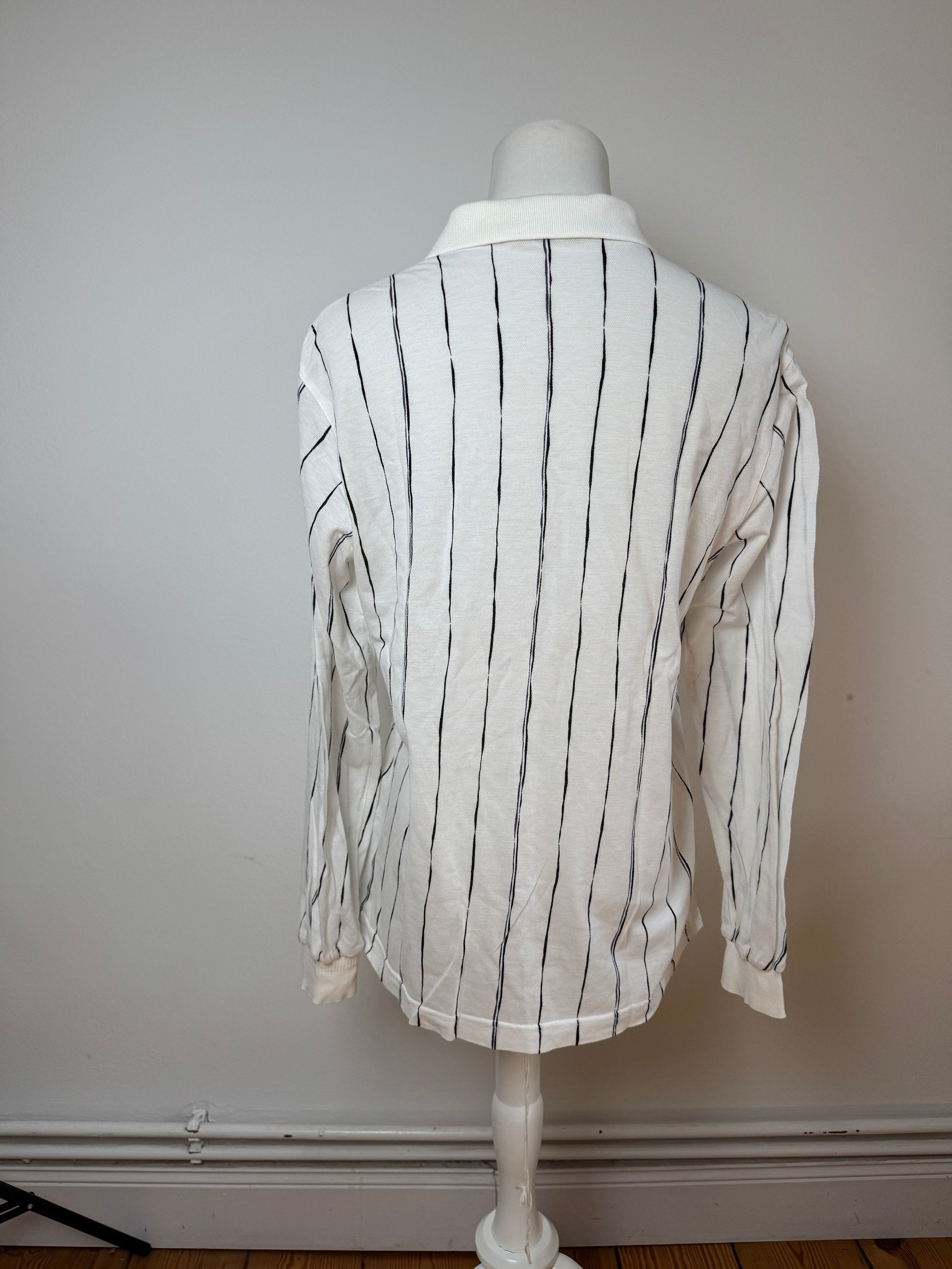 Dior Vintage Shirt Sweater Striped White L Size L / US 10 / IT 46 - 3 Thumbnail