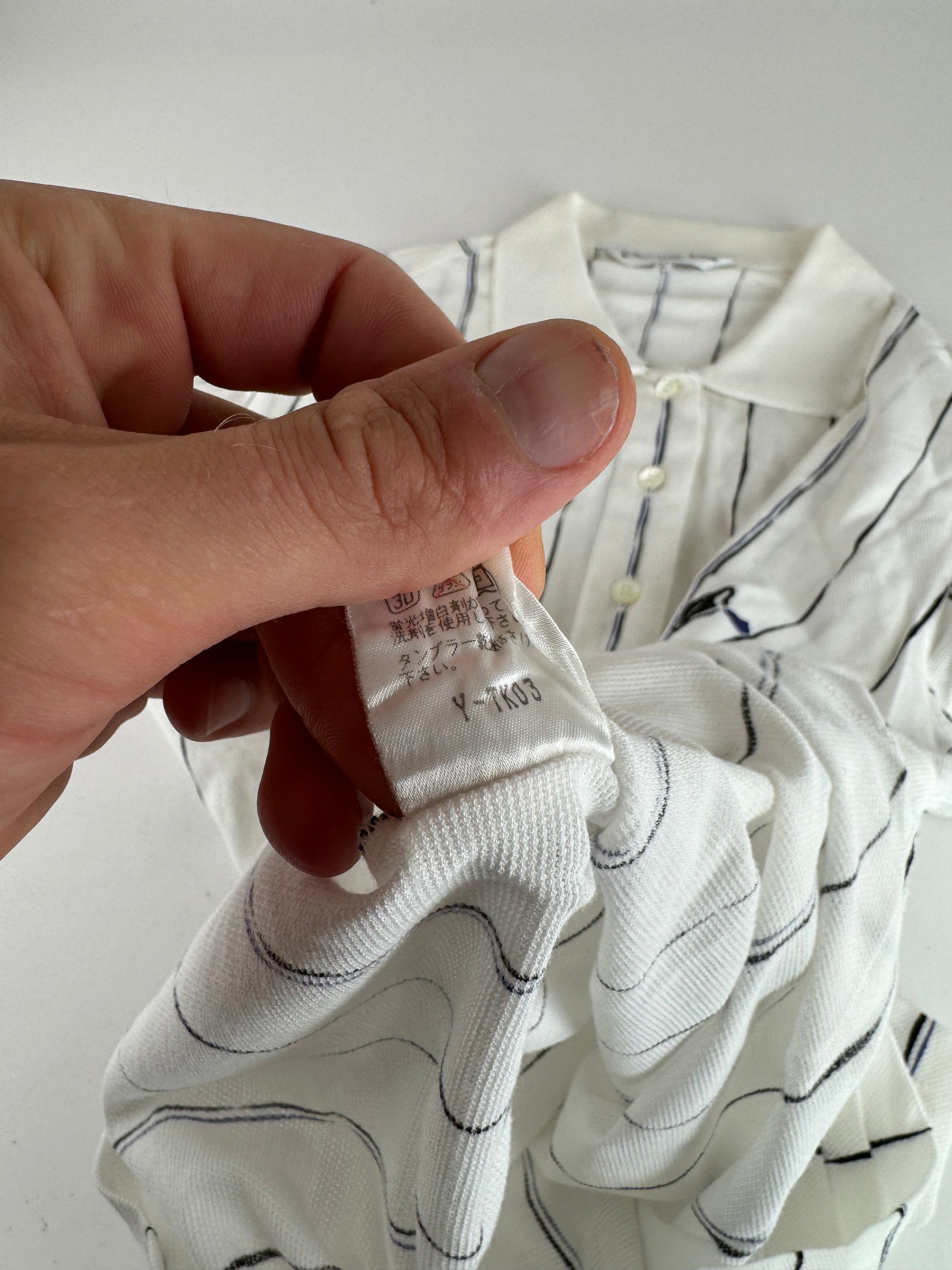 Dior Vintage Shirt Sweater Striped White L Size L / US 10 / IT 46 - 11 Thumbnail