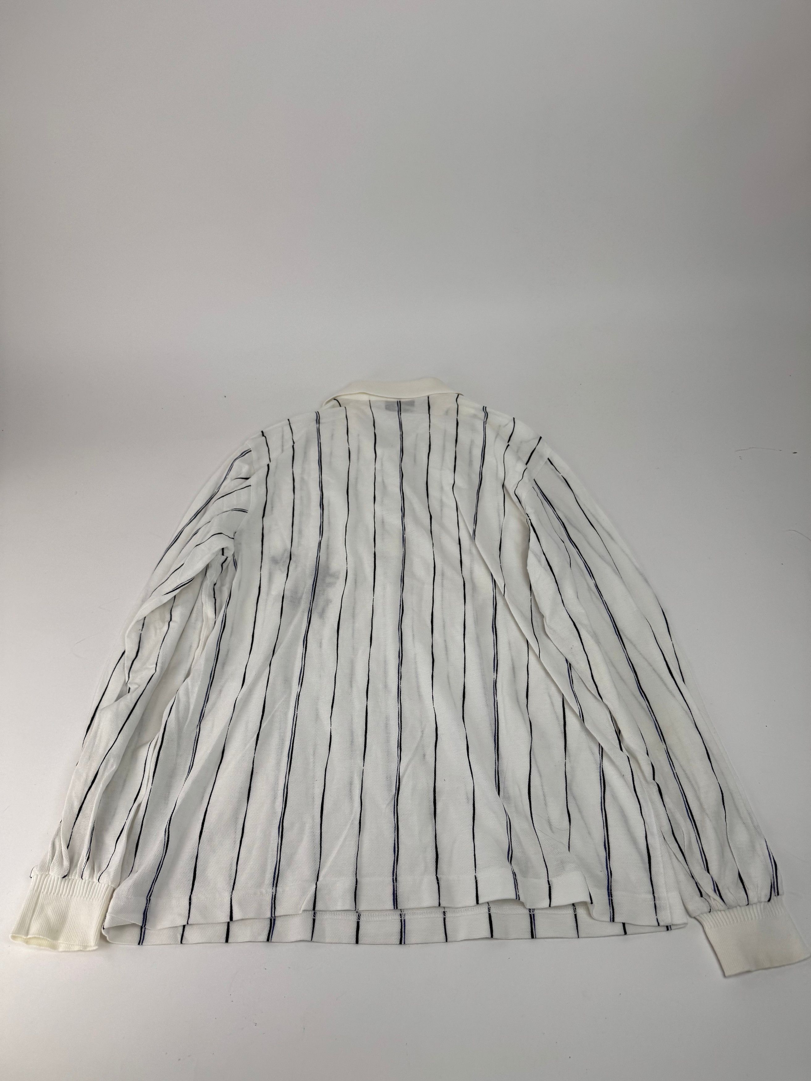 Dior Vintage Shirt Sweater Striped White L Size L / US 10 / IT 46 - 12 Thumbnail