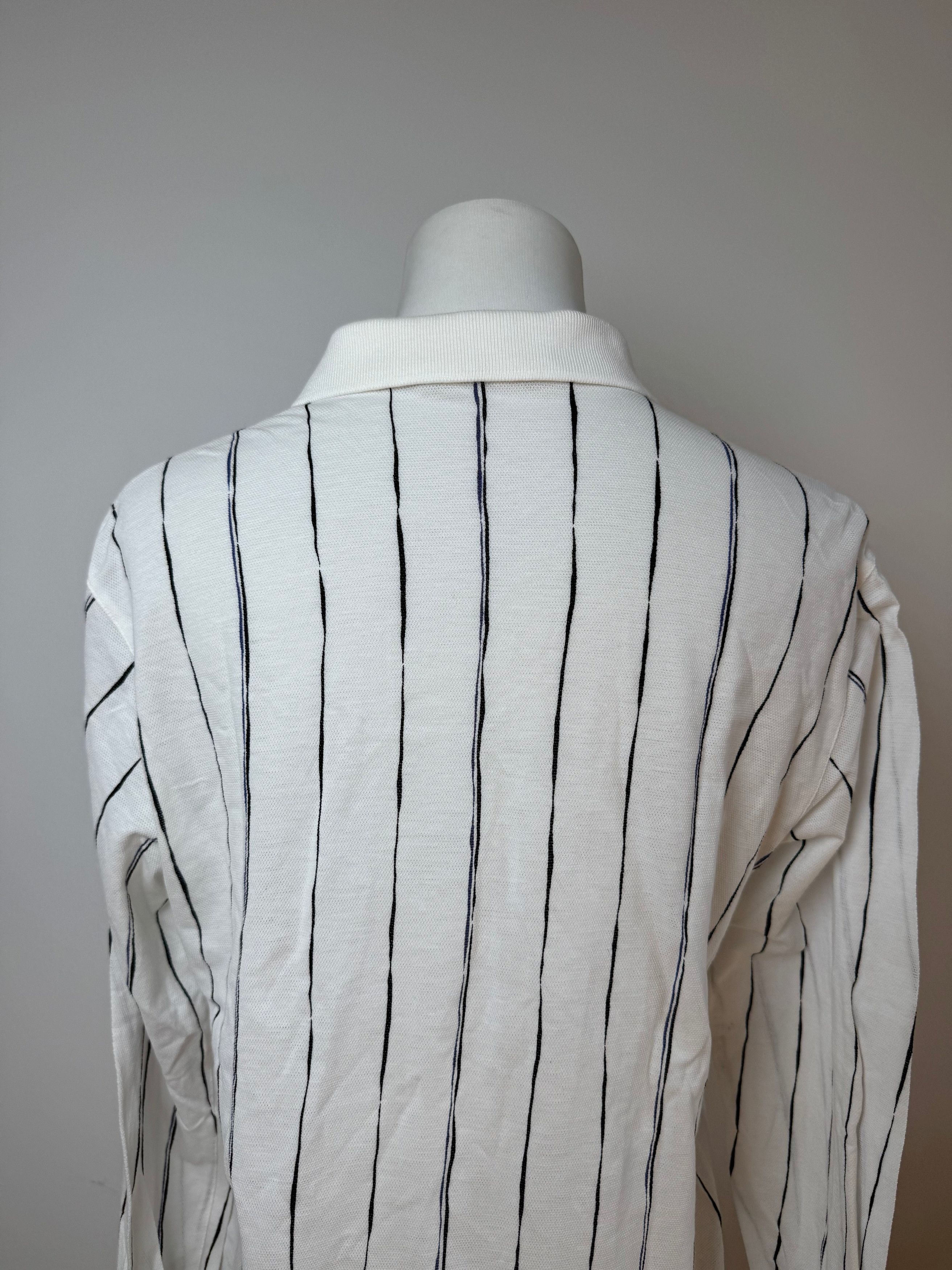 Dior Vintage Shirt Sweater Striped White L Size L / US 10 / IT 46 - 15 Thumbnail