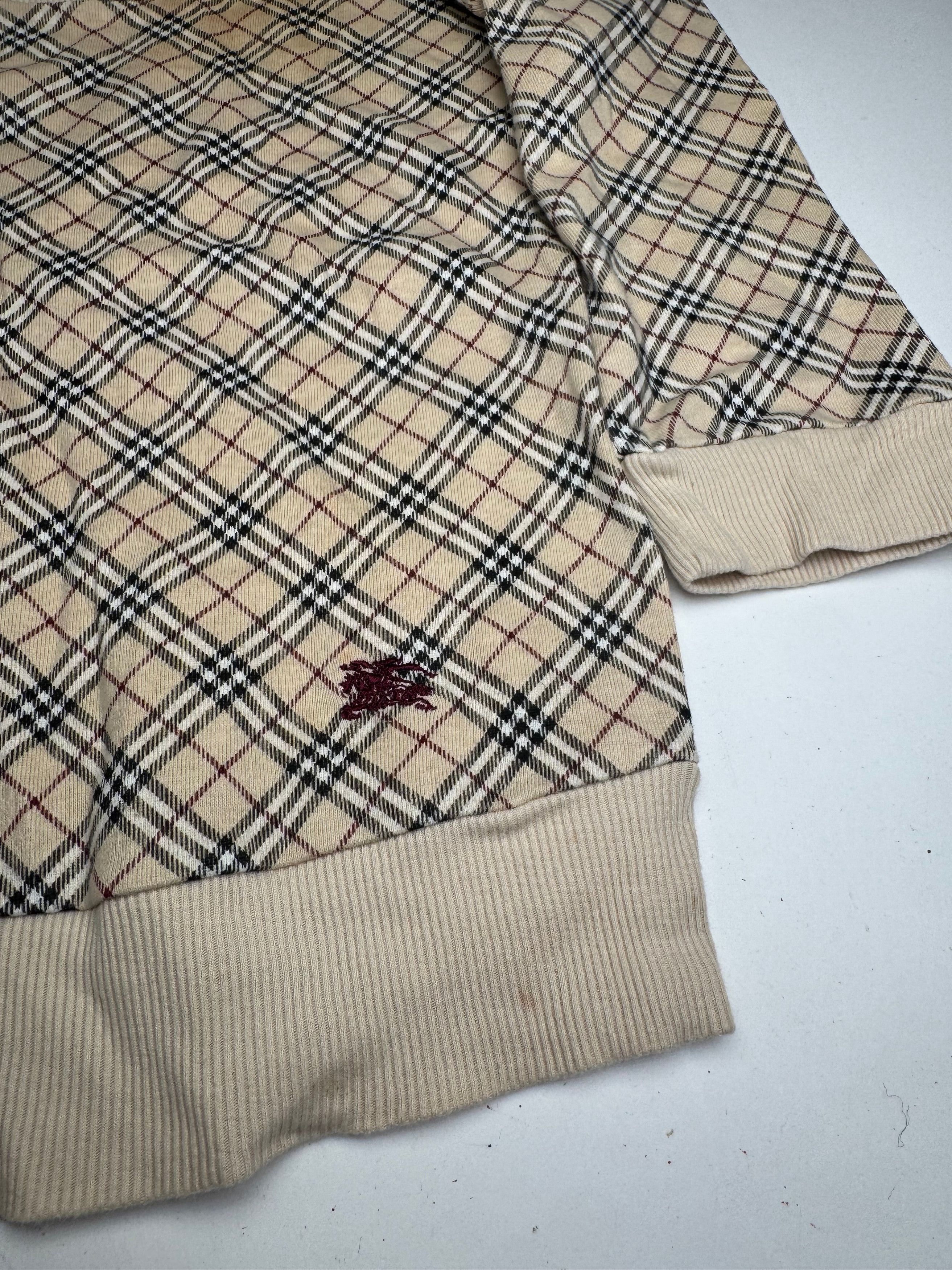 Burberry Vintage Nova Check Short-Sleeve Sweater beige M Size S / US 4 / IT 40 - 5 Thumbnail