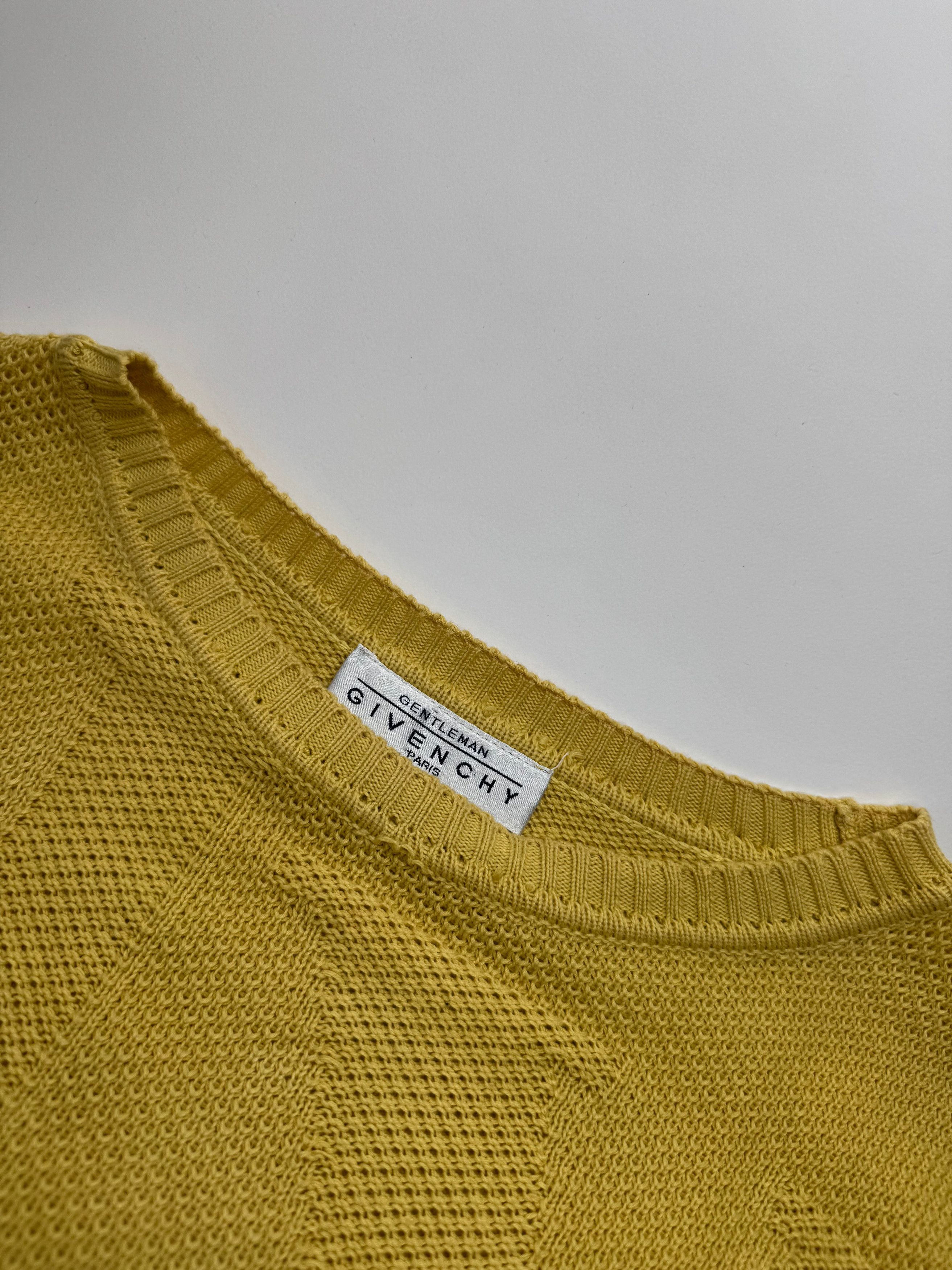 Givenchy Vintage Sweater M/L yellow Size M / US 6-8 / IT 42-44 - 3 Thumbnail
