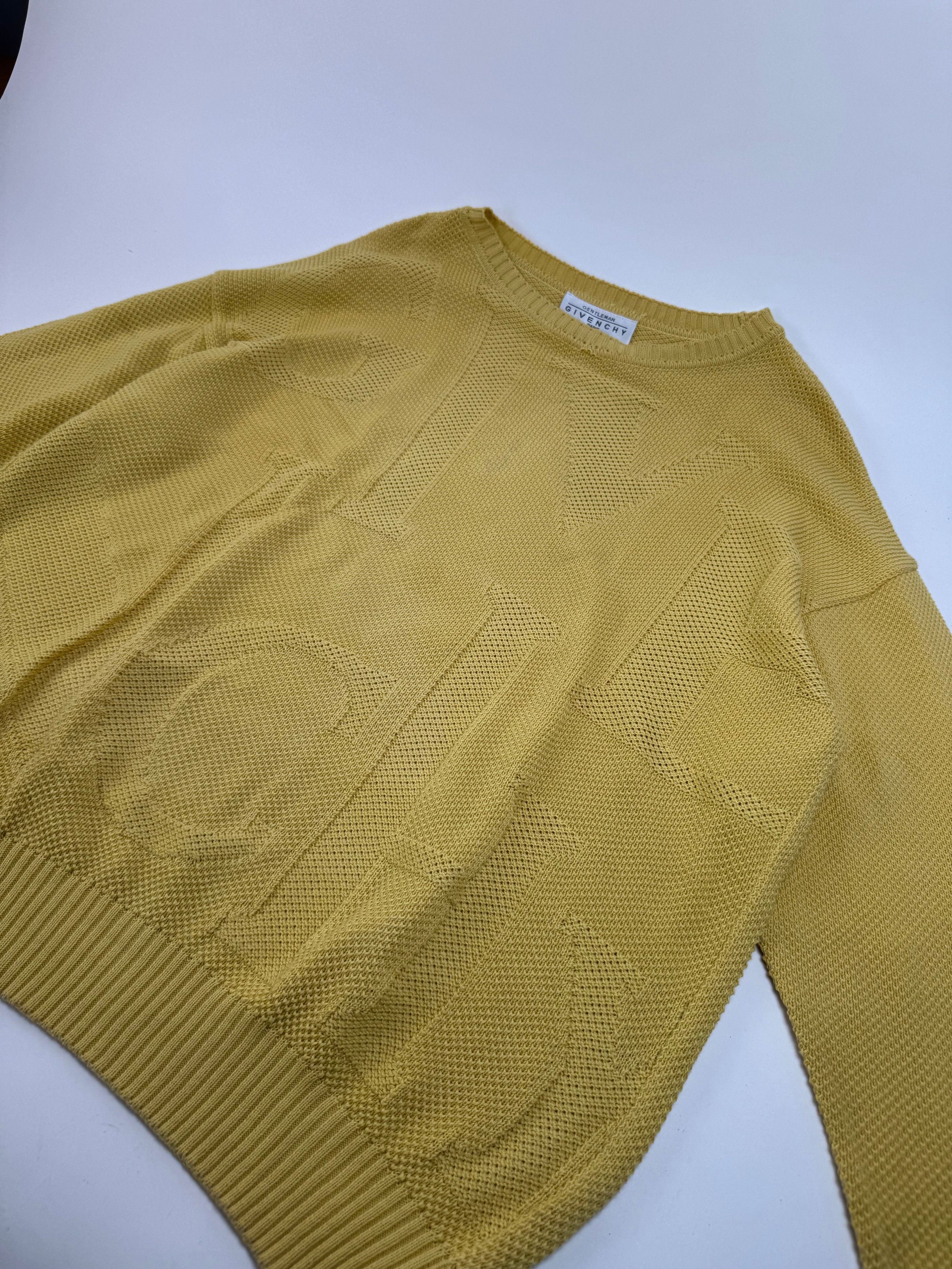 Givenchy Vintage Sweater M/L yellow Size M / US 6-8 / IT 42-44 - 2 Thumbnail