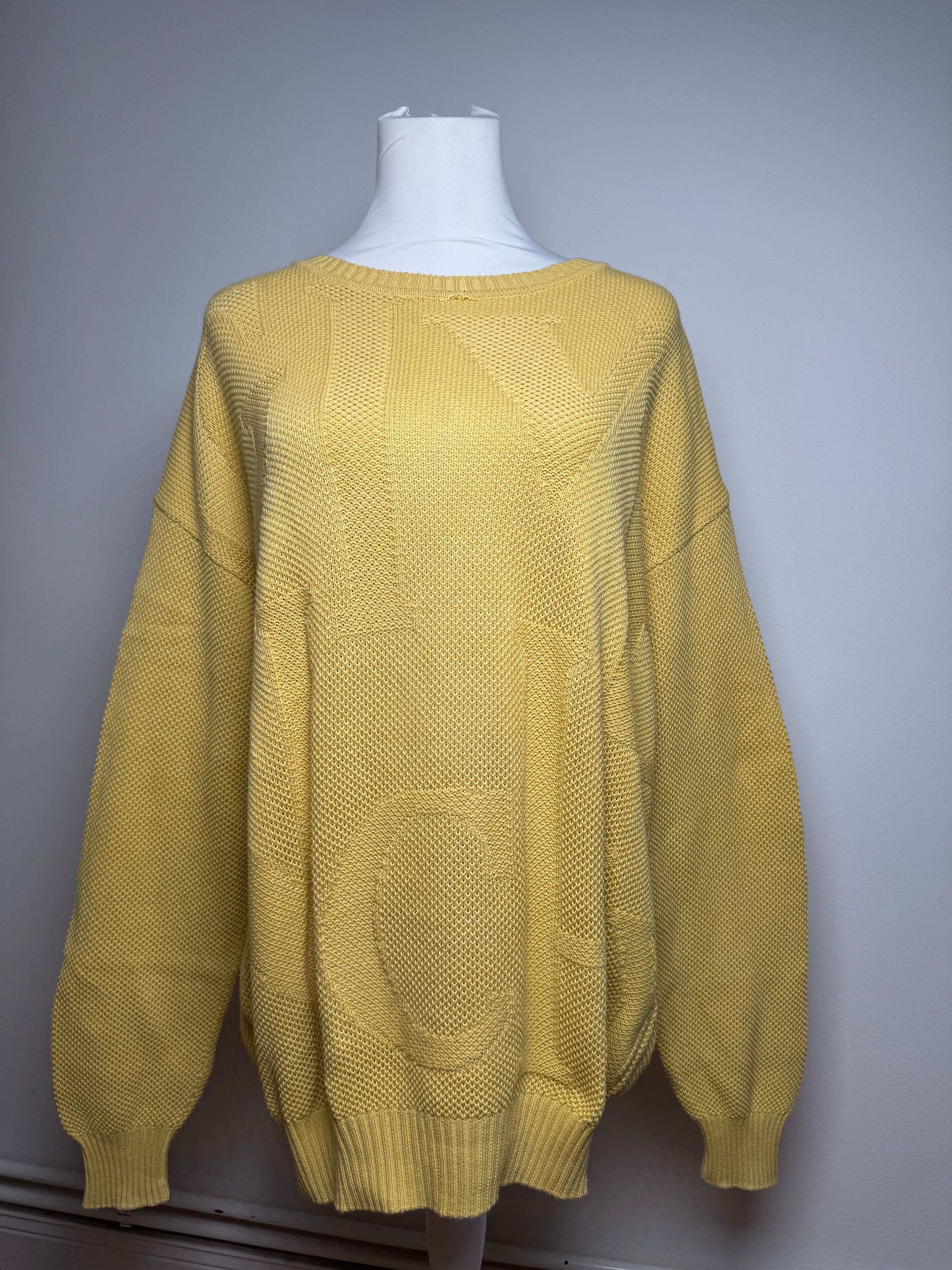 Givenchy Vintage Sweater M/L yellow Size M / US 6-8 / IT 42-44 - 4 Thumbnail