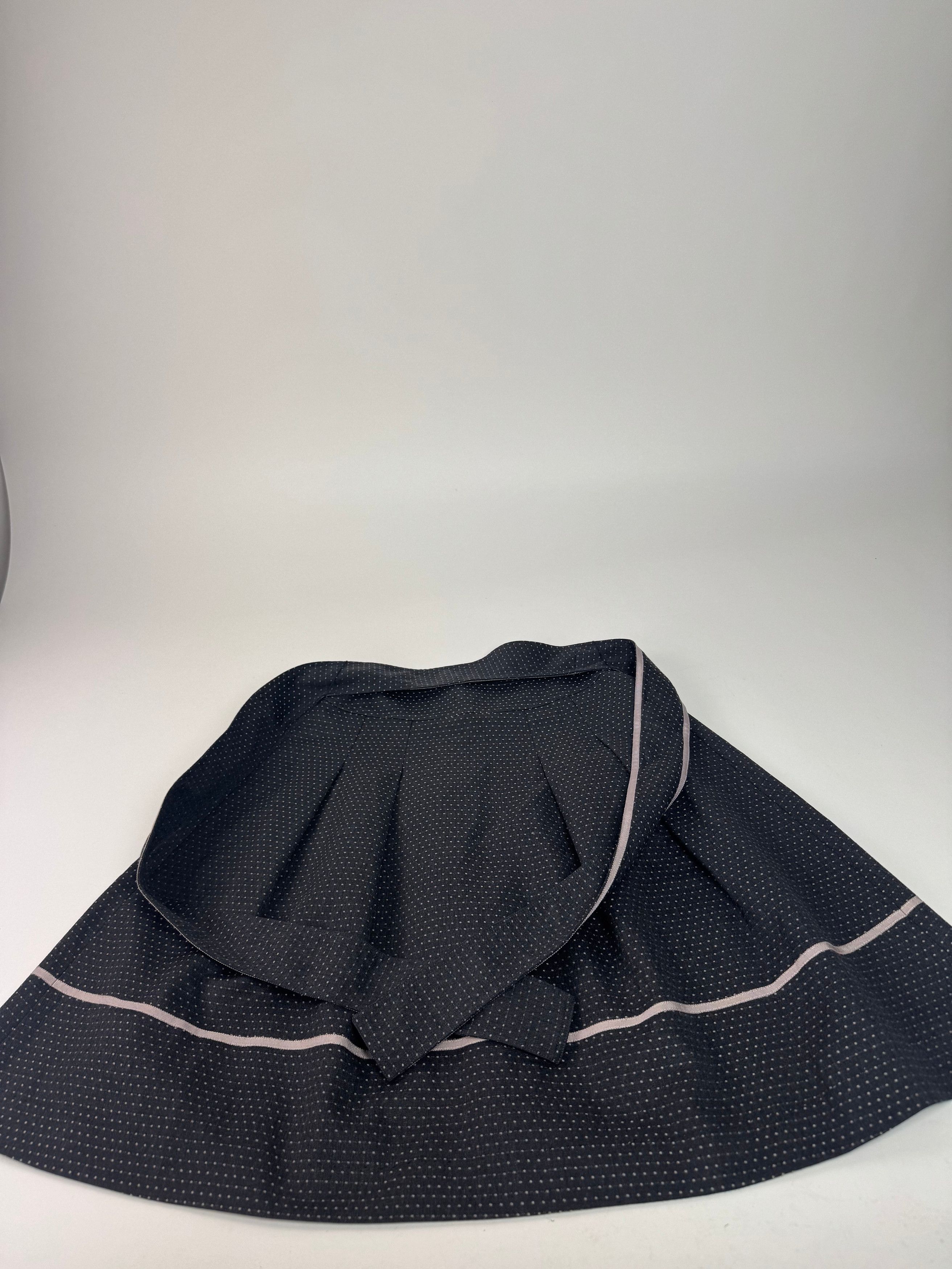 Courreges Vintage Skirt Black White 36/S Size 26" / US 2 / IT 38 - 9 Thumbnail