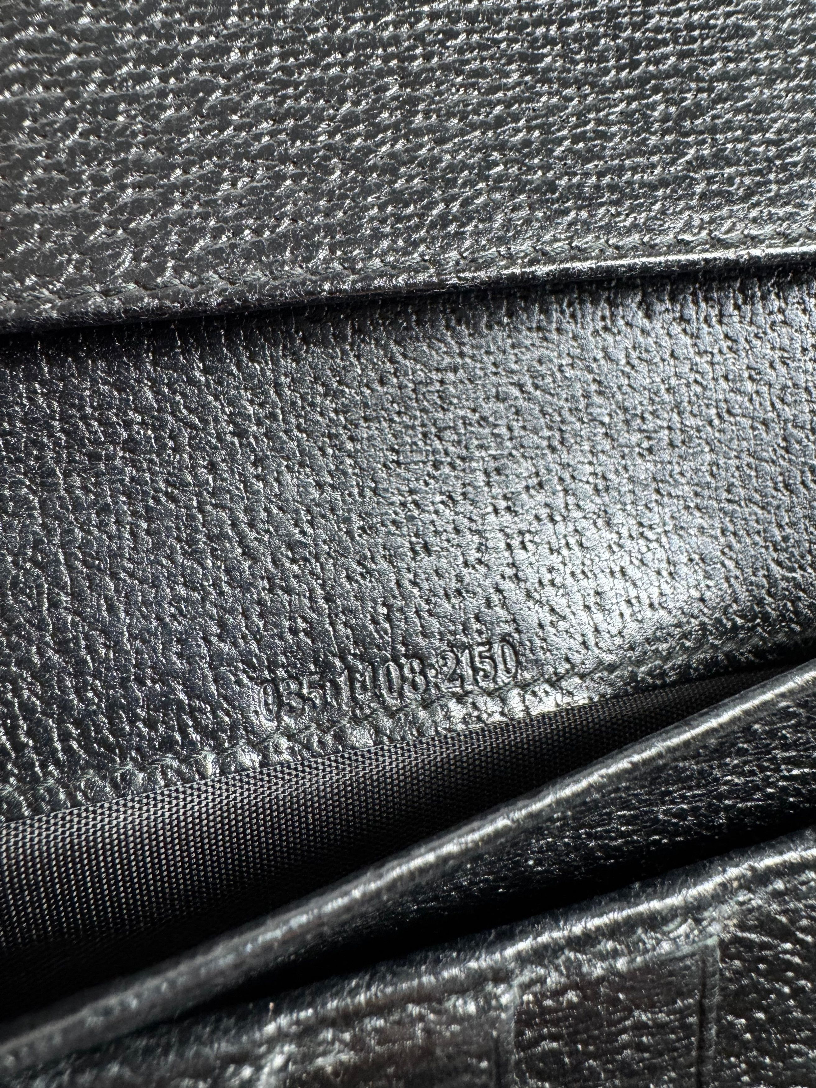 Gucci Vintage Leather Long Wallet Black Size ONE SIZE - 5 Thumbnail