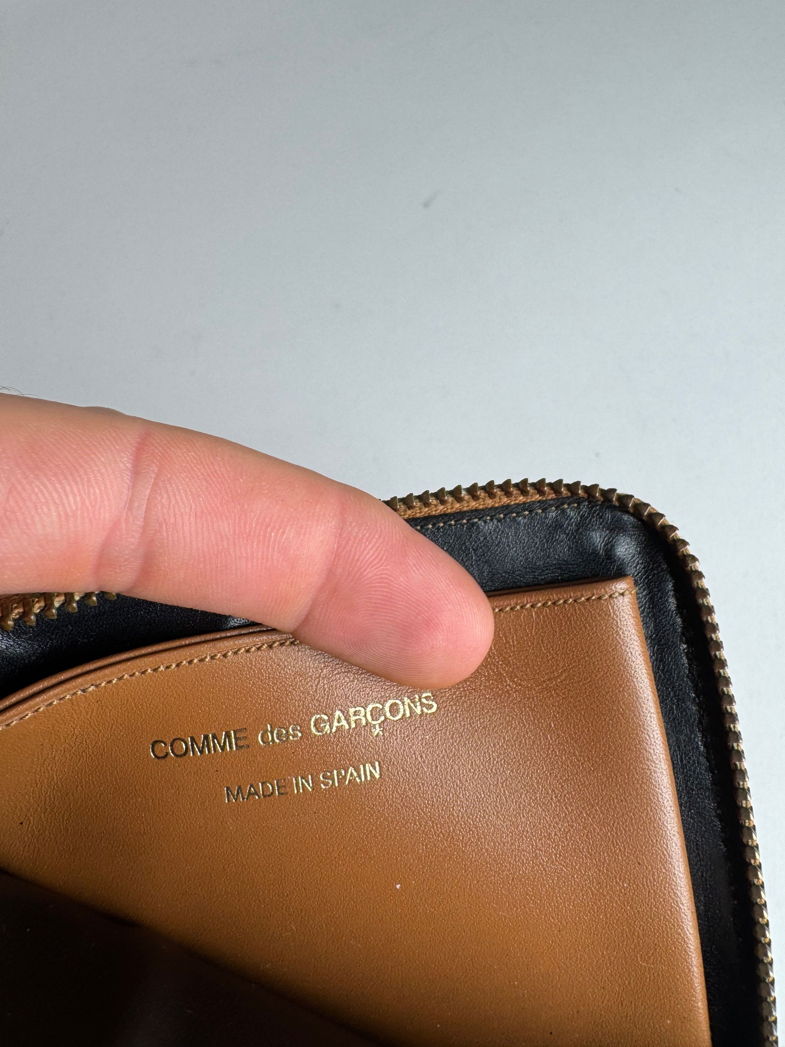 Other Vintage Commes Des Garçons Leather Card Holder Orange Brown Size ONE SIZE - 4 Thumbnail