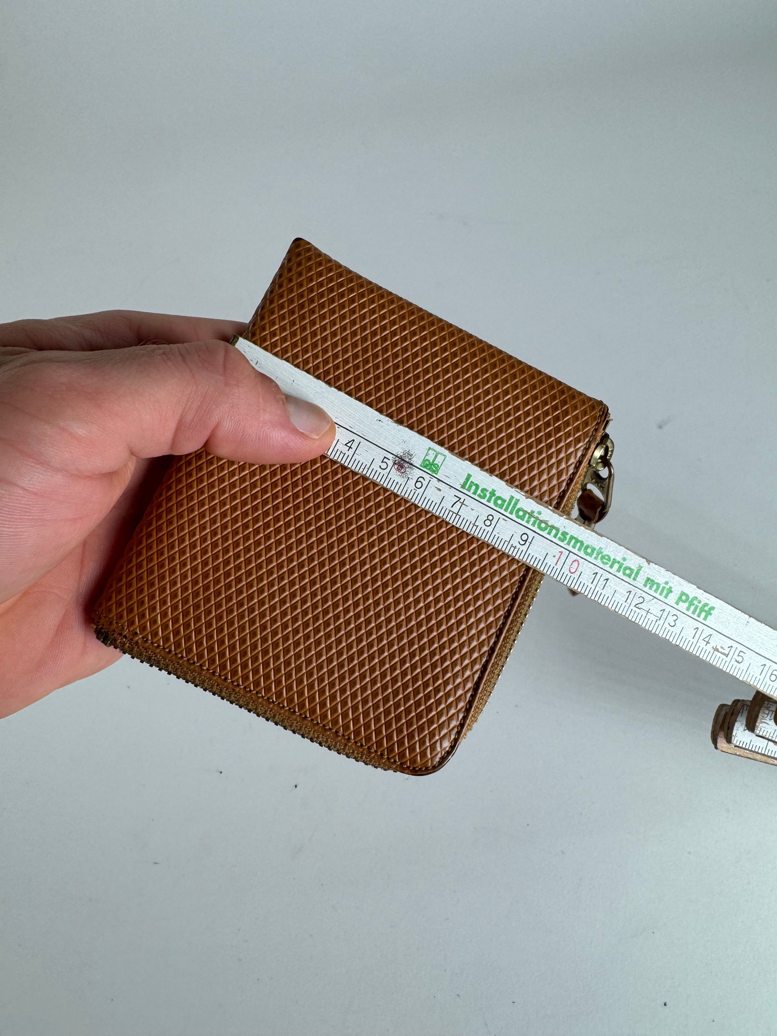 Other Vintage Commes Des Garçons Leather Card Holder Orange Brown Size ONE SIZE - 7 Thumbnail
