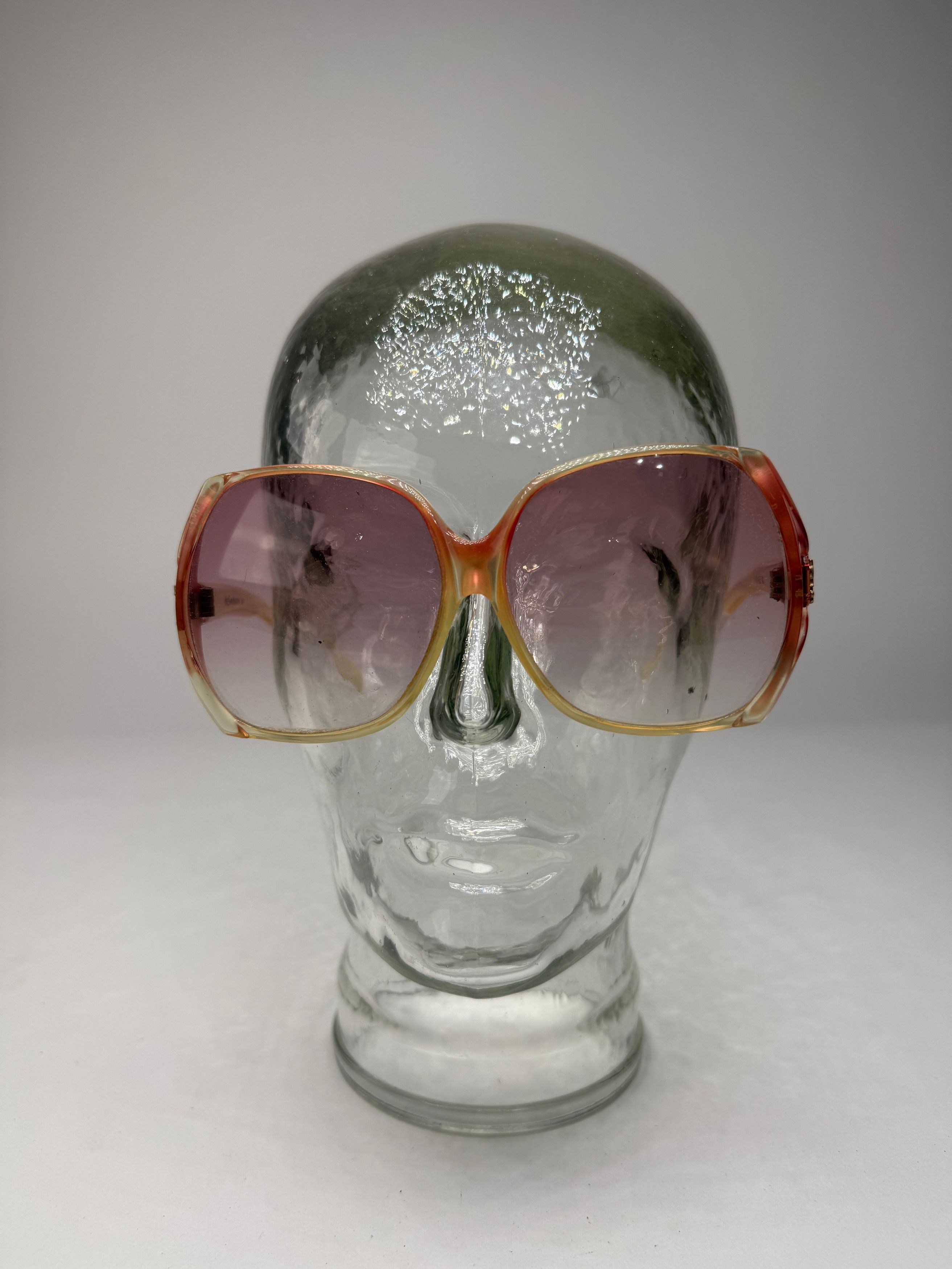 Other Vintage Yves Saint Laurent Overd Sunglasses Beige Red Size ONE SIZE - 14 Thumbnail