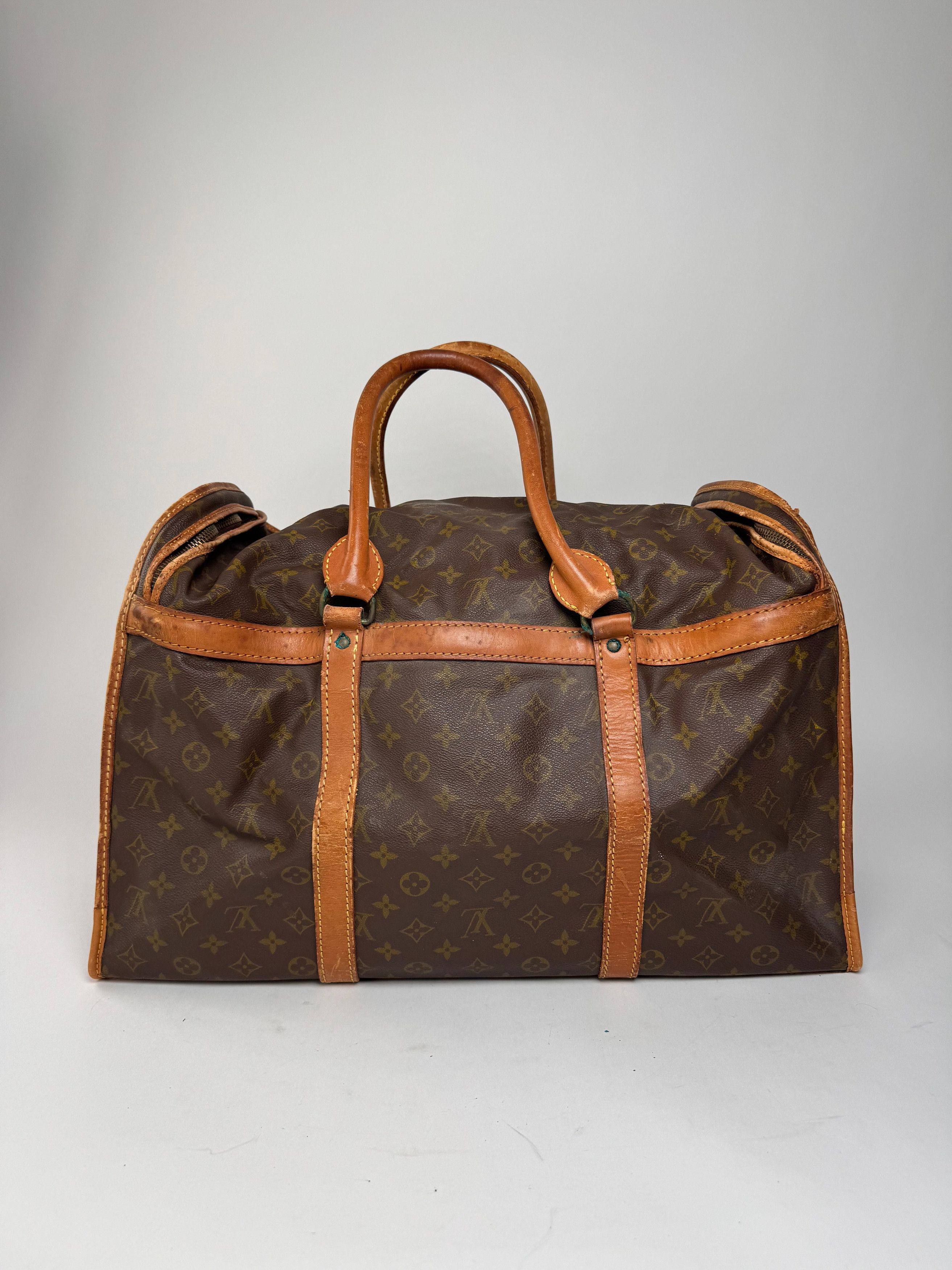 Louis Vuitton Vintage Monogram Leather Travel Bag Brown Size ONE SIZE - 13 Thumbnail