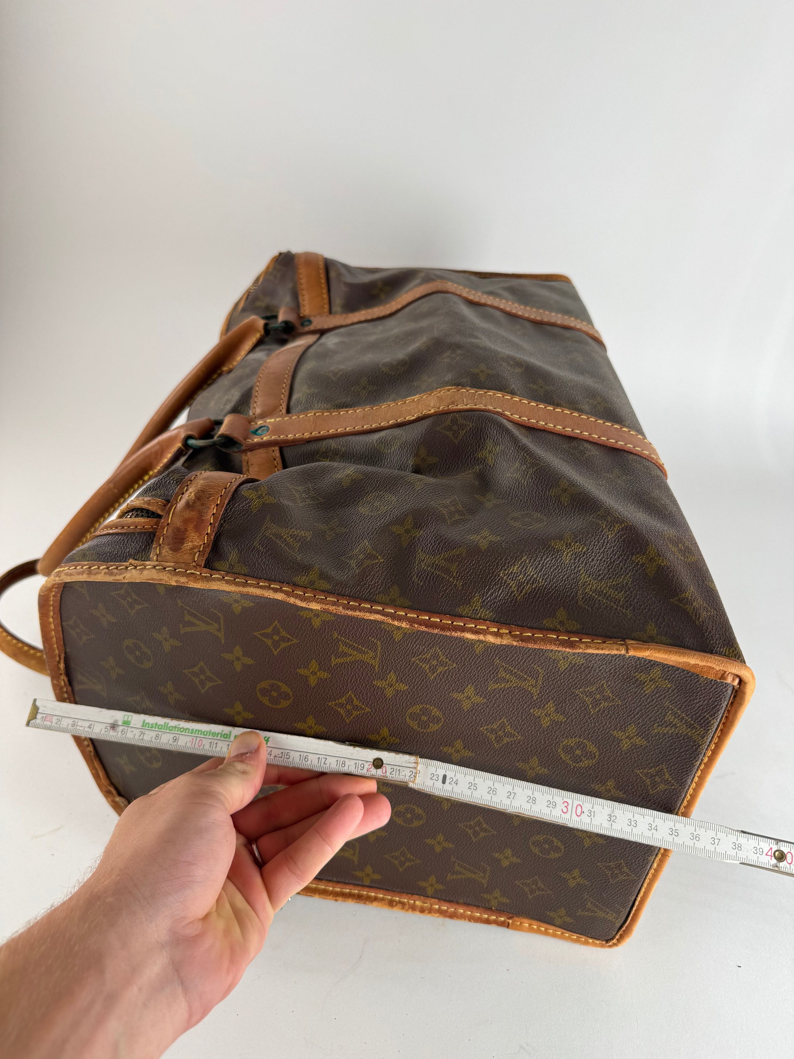 Louis Vuitton Vintage Monogram Leather Travel Bag Brown Size ONE SIZE - 11 Thumbnail