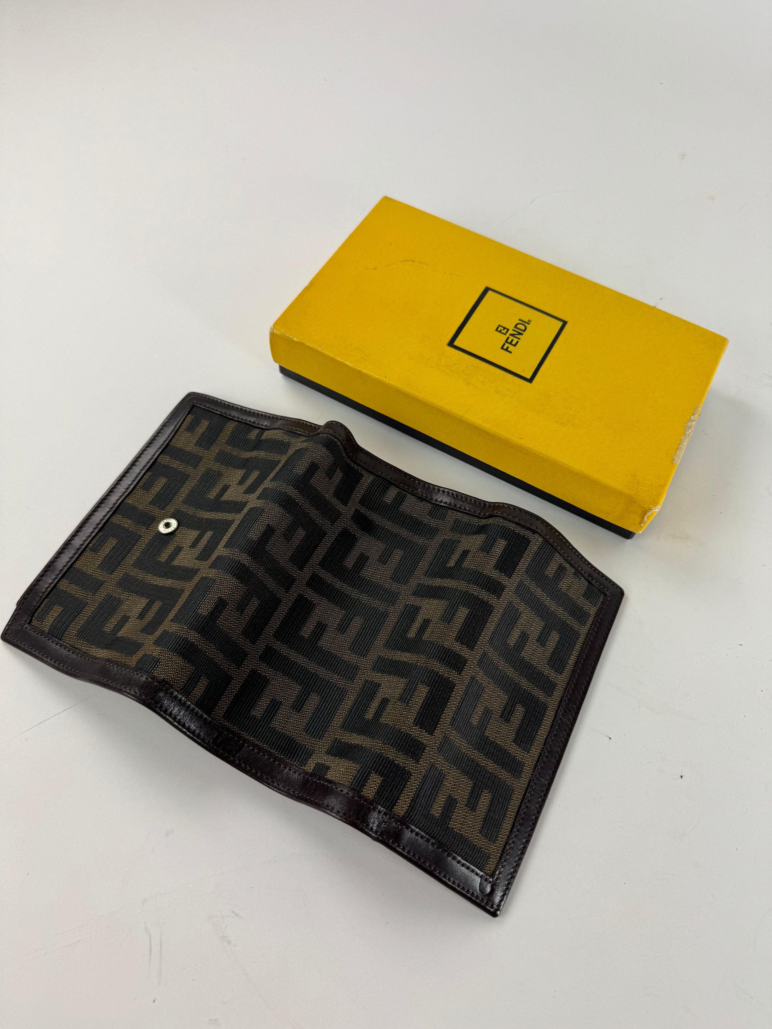 Fendi Vintage FF Monogram Wallet Brown Size ONE SIZE - 9 Thumbnail