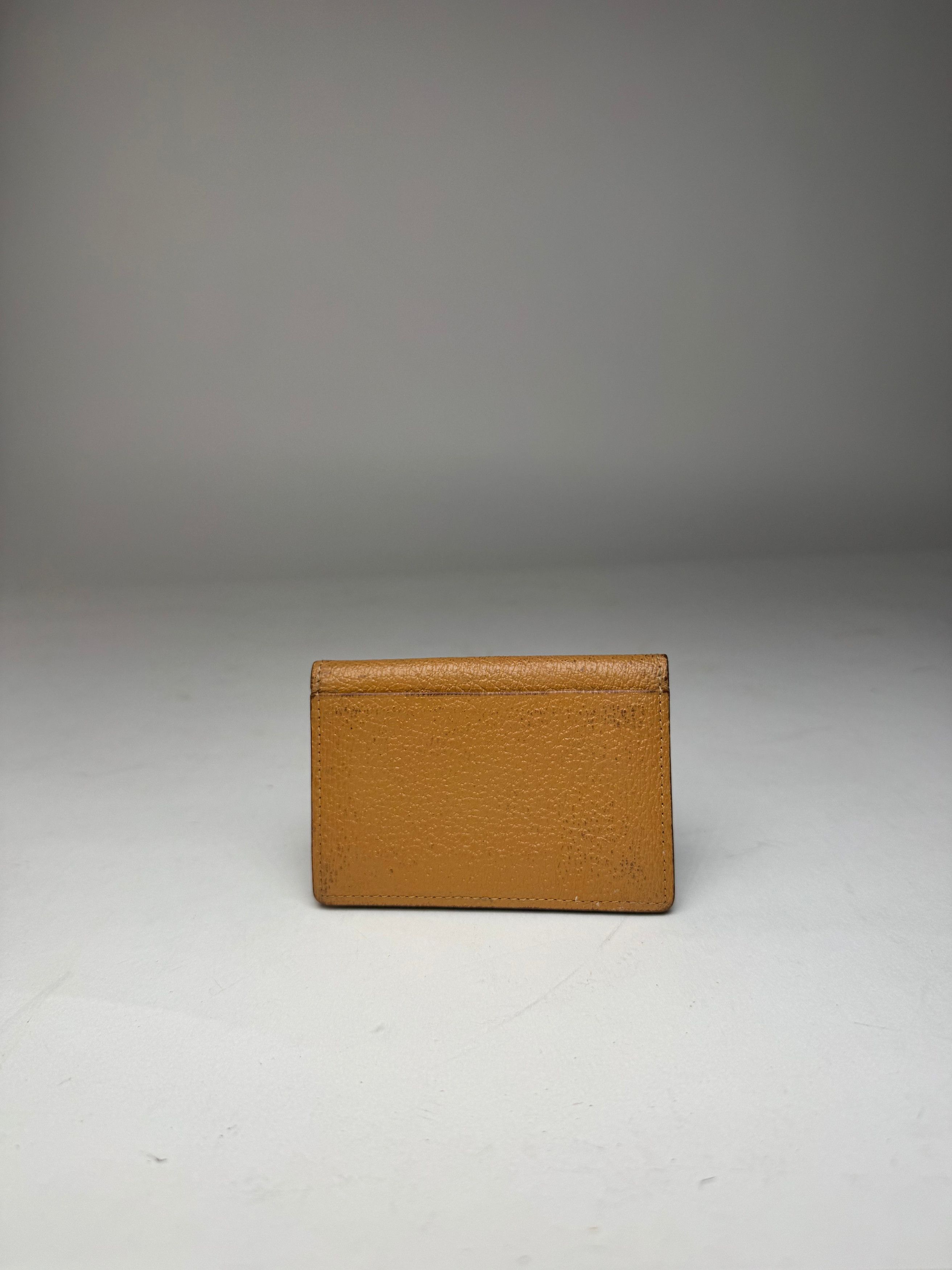 Vivienne Westwood Vintage Flapable Leather Card Holder Camel Size ONE SIZE - 10 Thumbnail