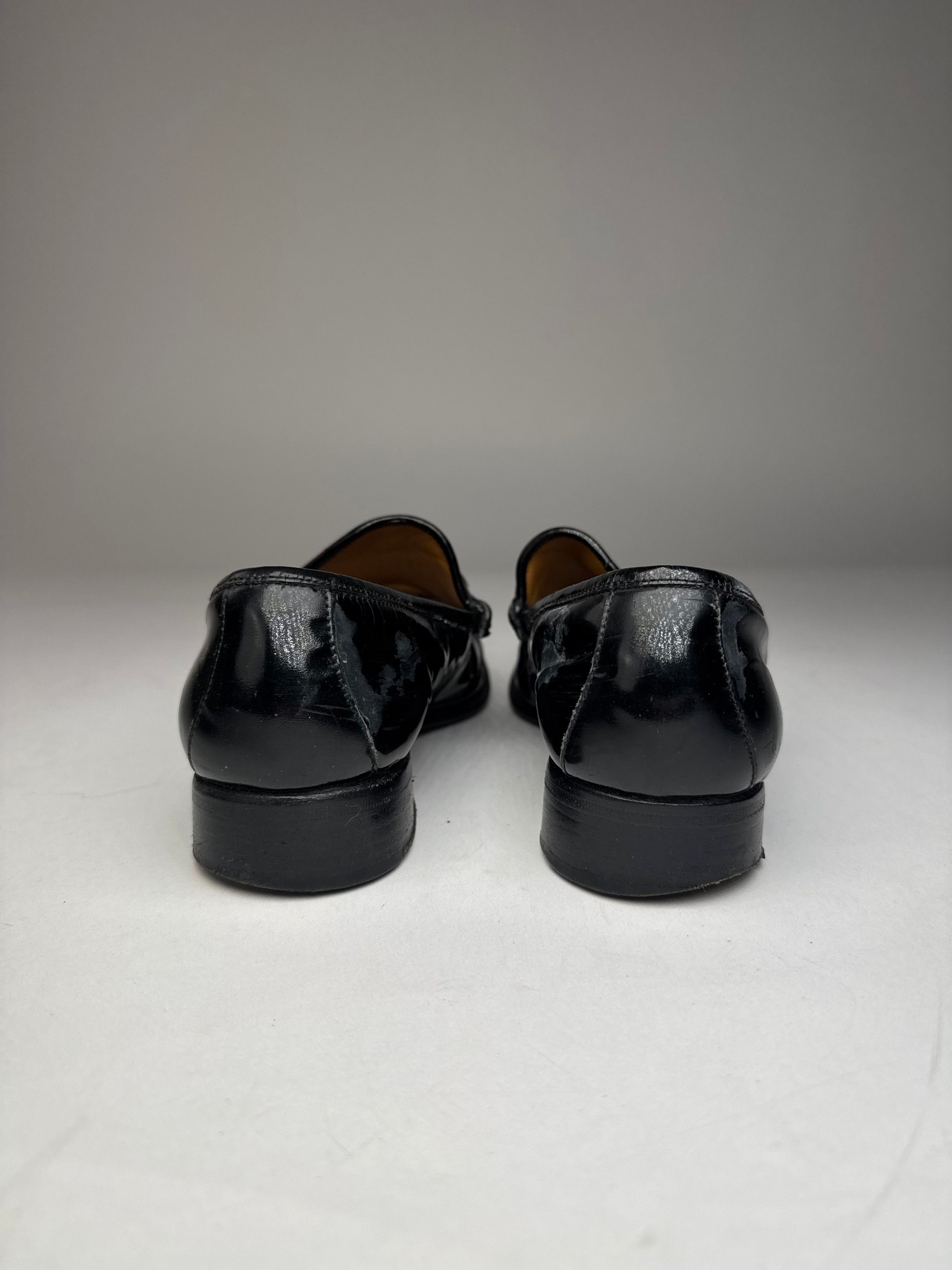 Gucci Vintage Patent Leather Loafer Black EU37 Size US 6 / IT 36 - 5 Thumbnail